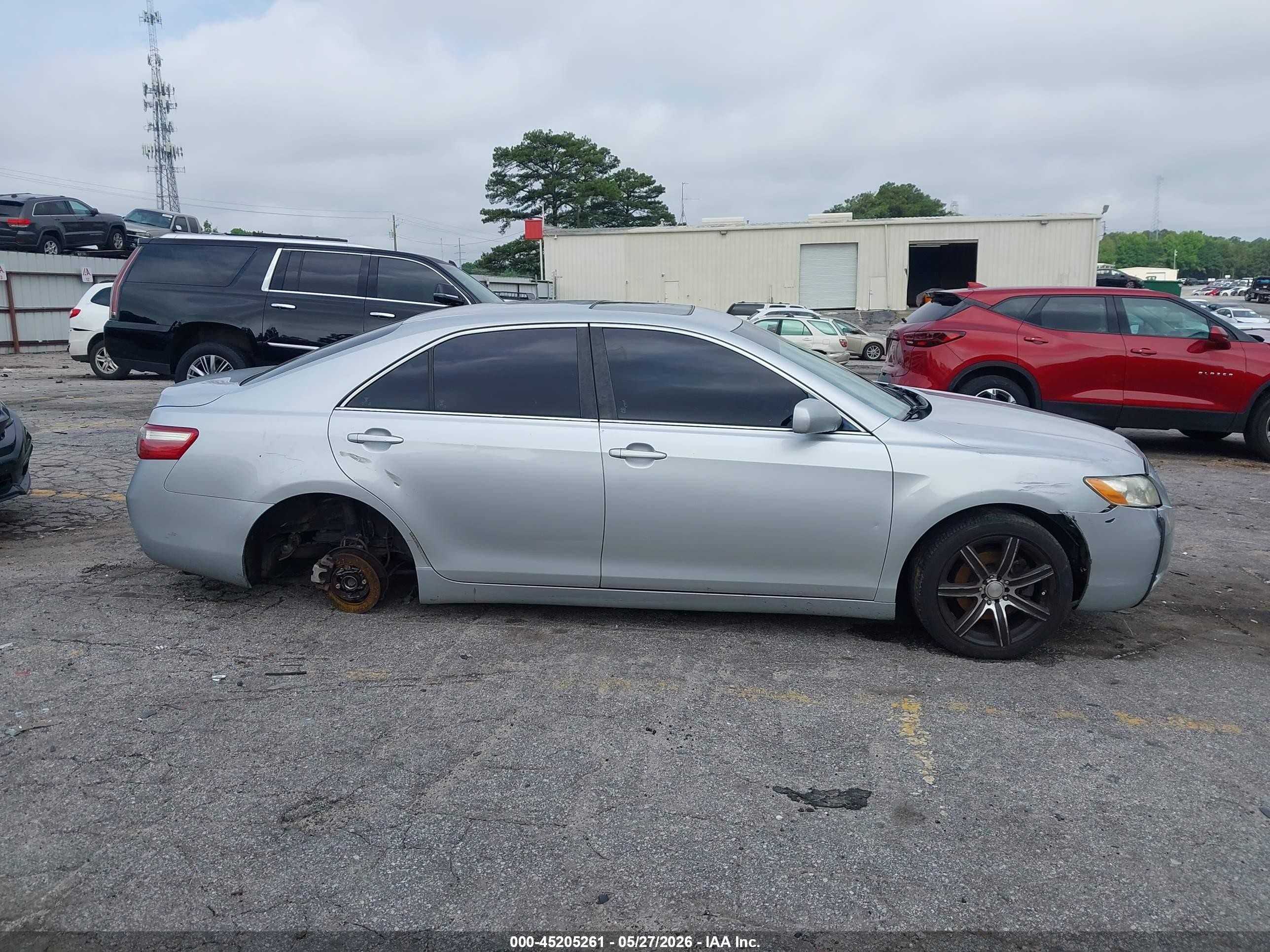 2007 Toyota Camry Le Silver vin: 4T1BE46K77U584972
