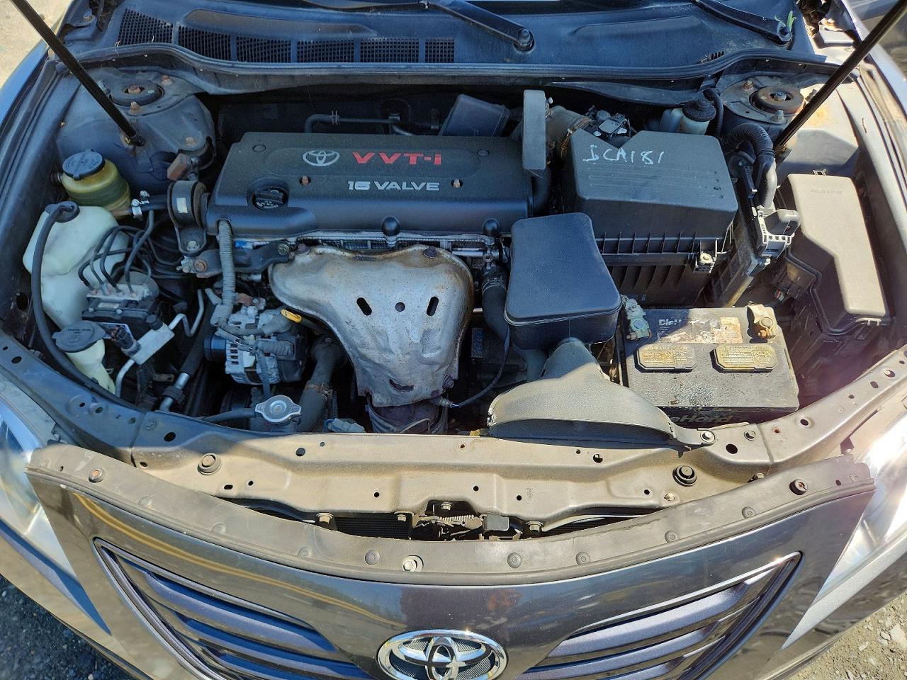 2007 Toyota Camry Se Серый vin: 4T1BE46K77U587659