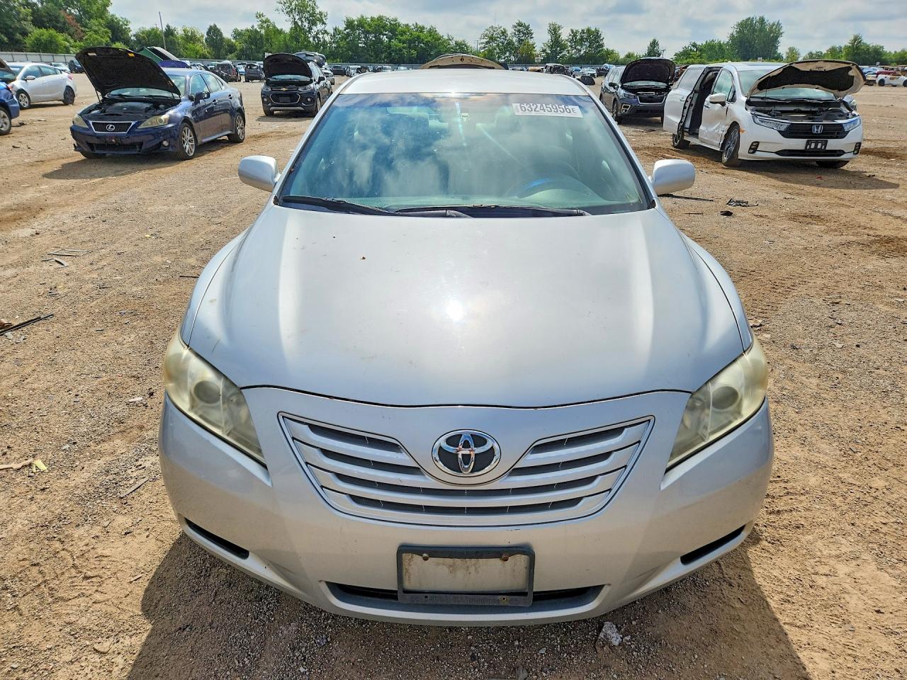 2007 Toyota Camry Le Серебряный vin: 4T1BE46K77U618179