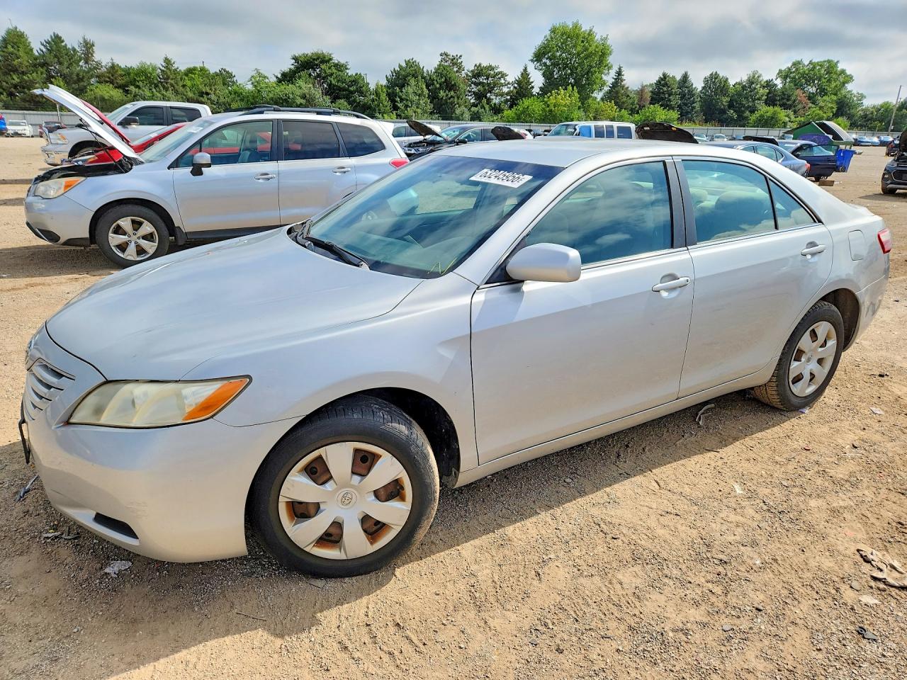 2007 Toyota Camry Le Silver vin: 4T1BE46K77U618179