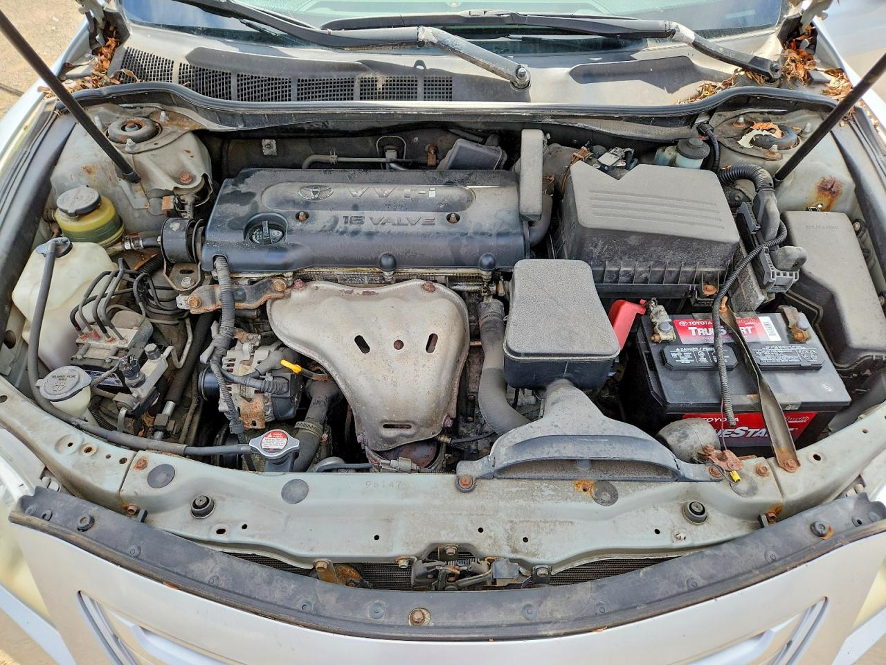 2007 Toyota Camry Le Серебряный vin: 4T1BE46K77U618179