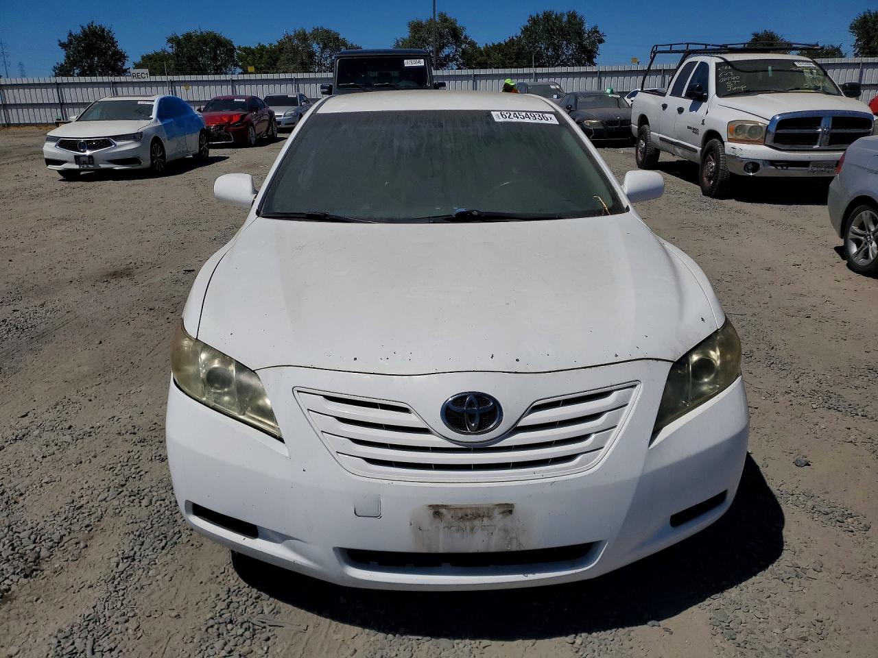 2007 Toyota Camry Ce White vin: 4T1BE46K77U619798