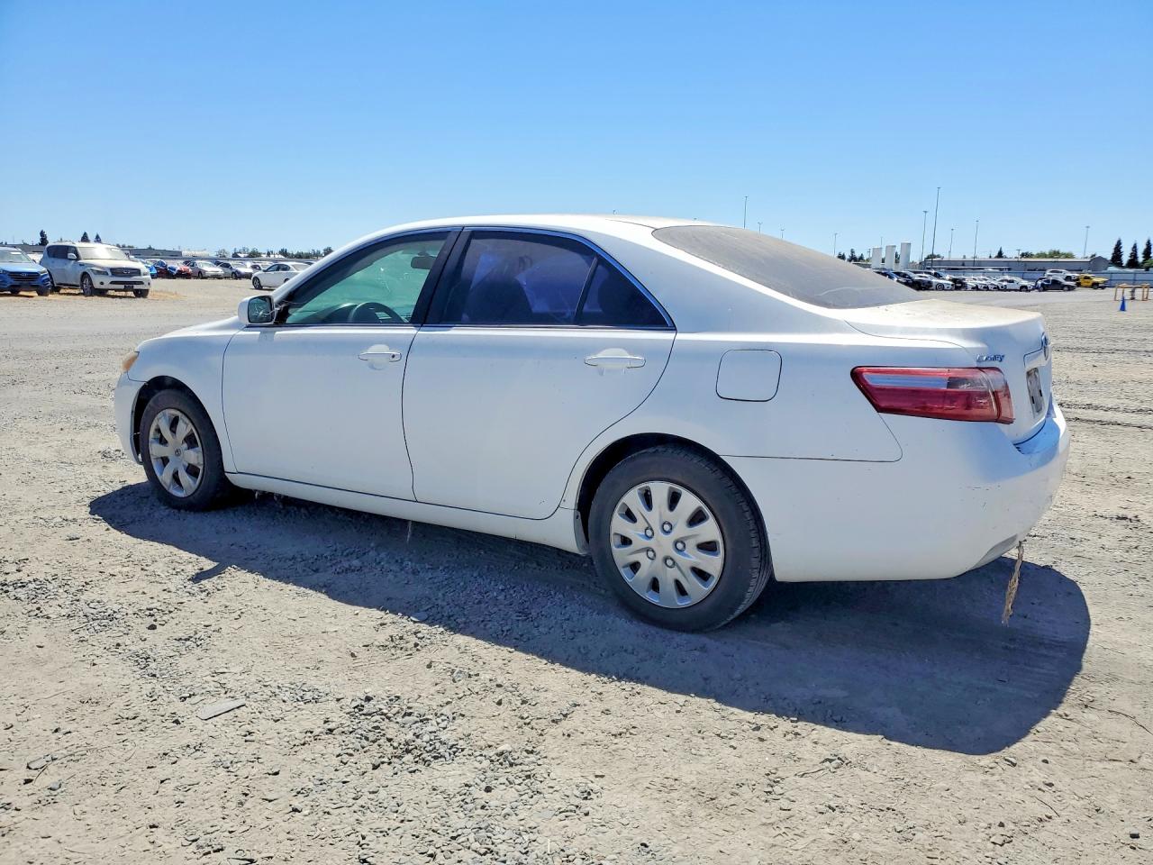 2007 Toyota Camry Ce White vin: 4T1BE46K77U619798
