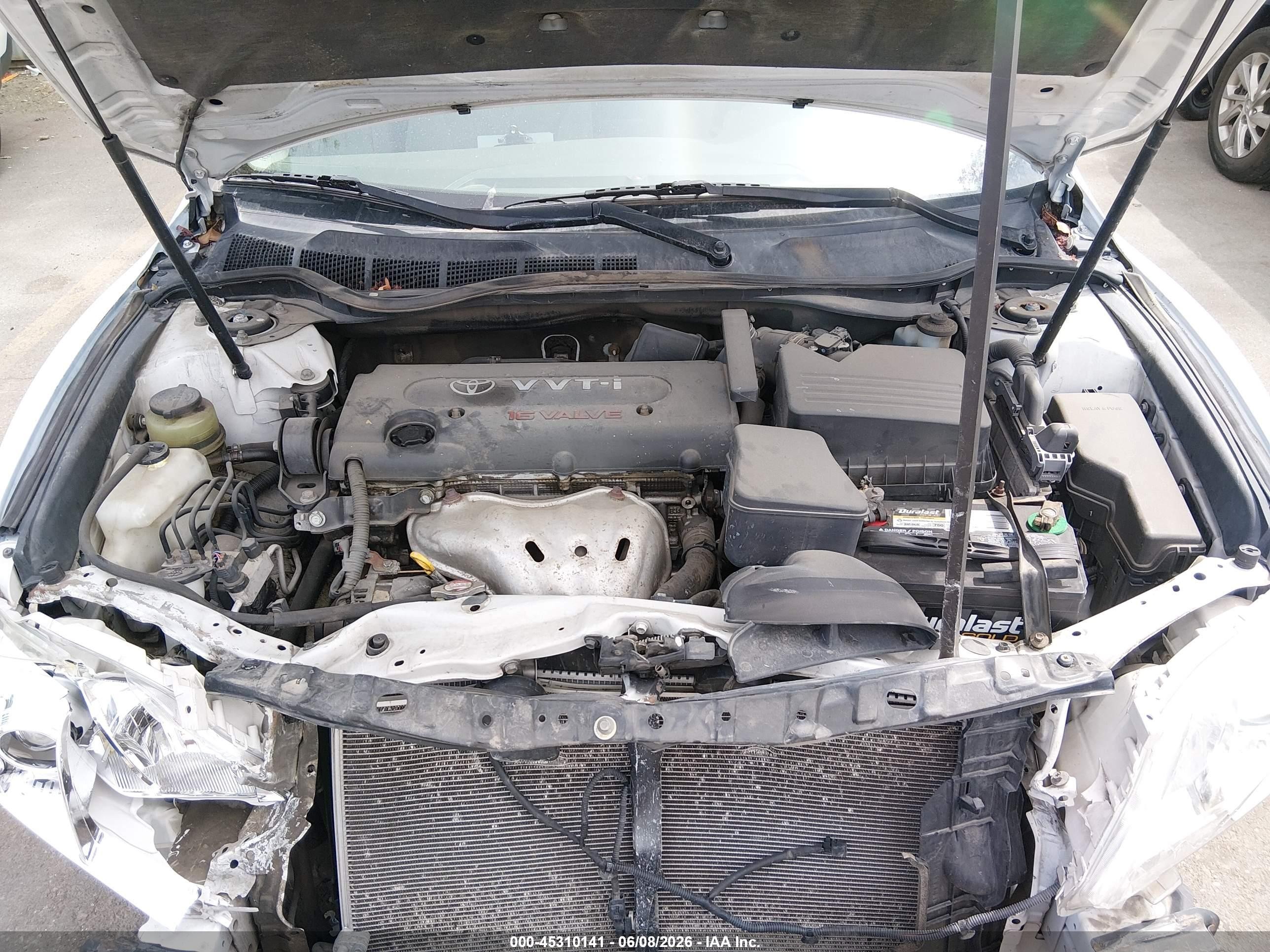 2007 Toyota Camry Le White vin: 4T1BE46K77U621244
