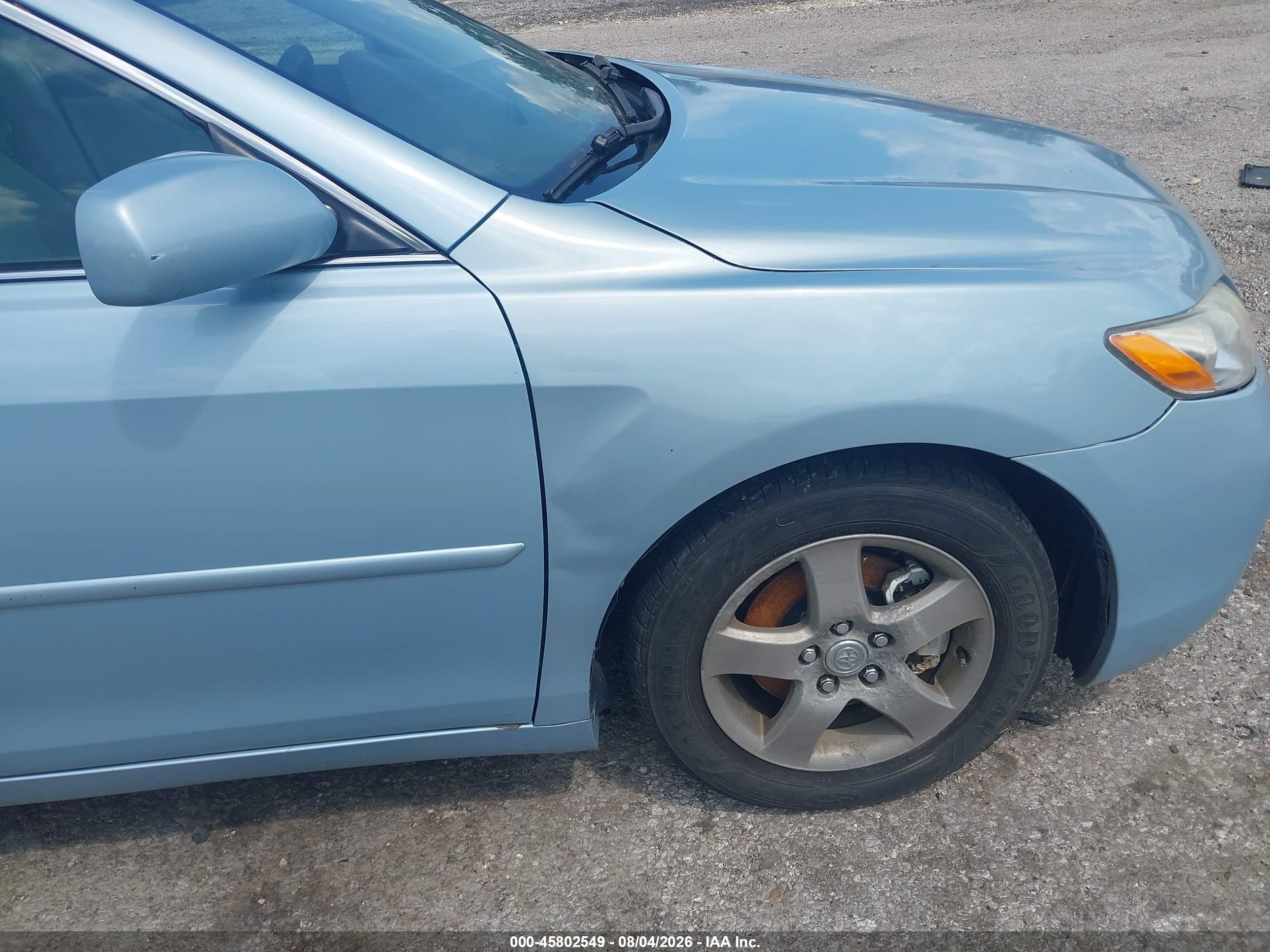 2007 Toyota Camry Le Light Blue vin: 4T1BE46K77U637847