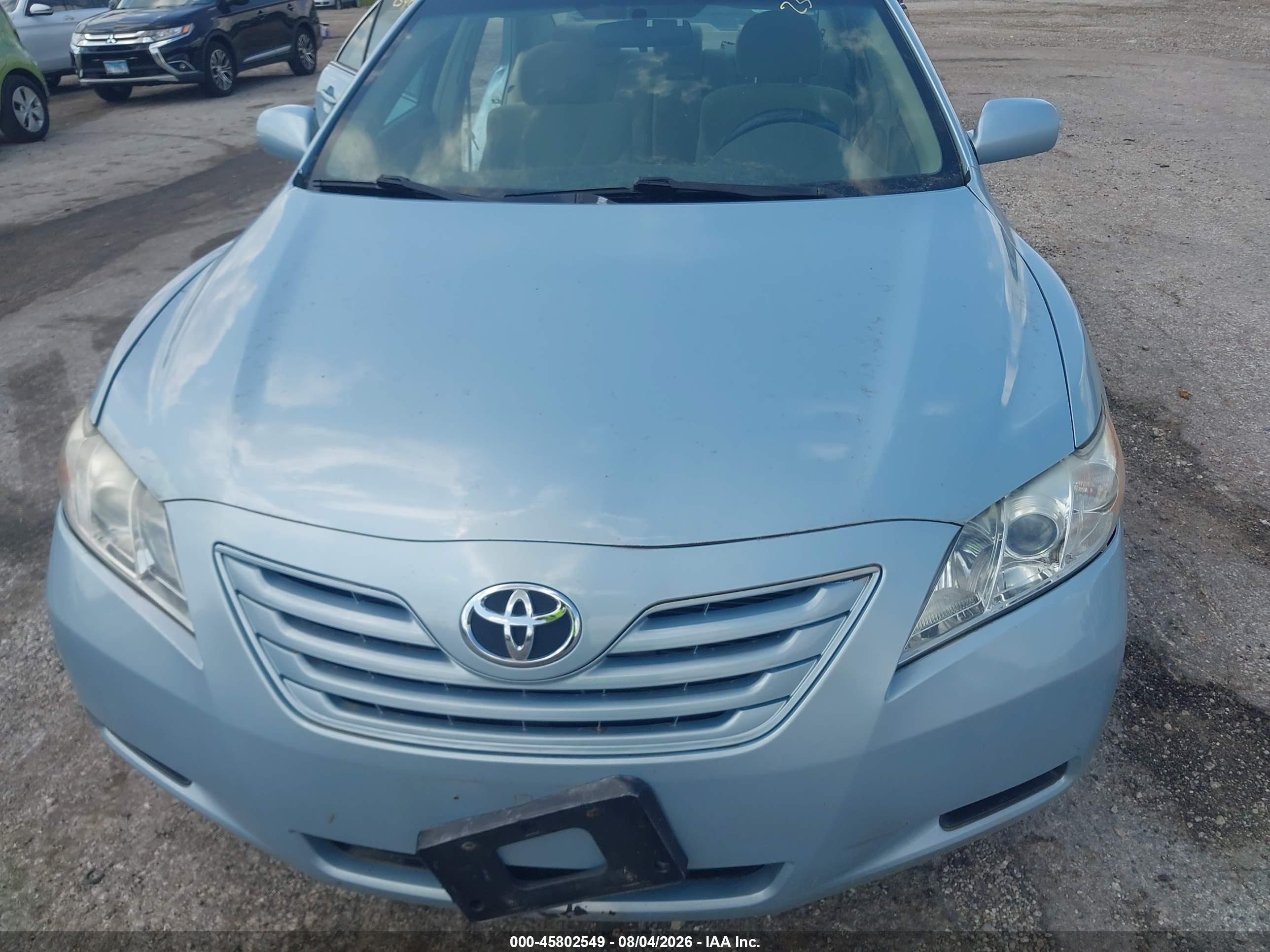 2007 Toyota Camry Le Light Blue vin: 4T1BE46K77U637847