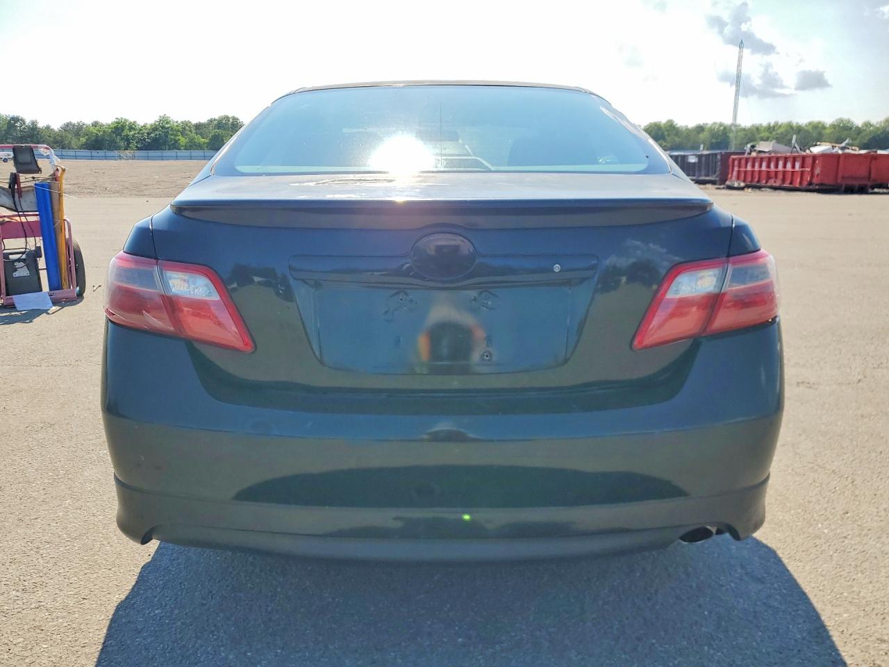 2007 Toyota Camry Se Black vin: 4T1BE46K77U651554