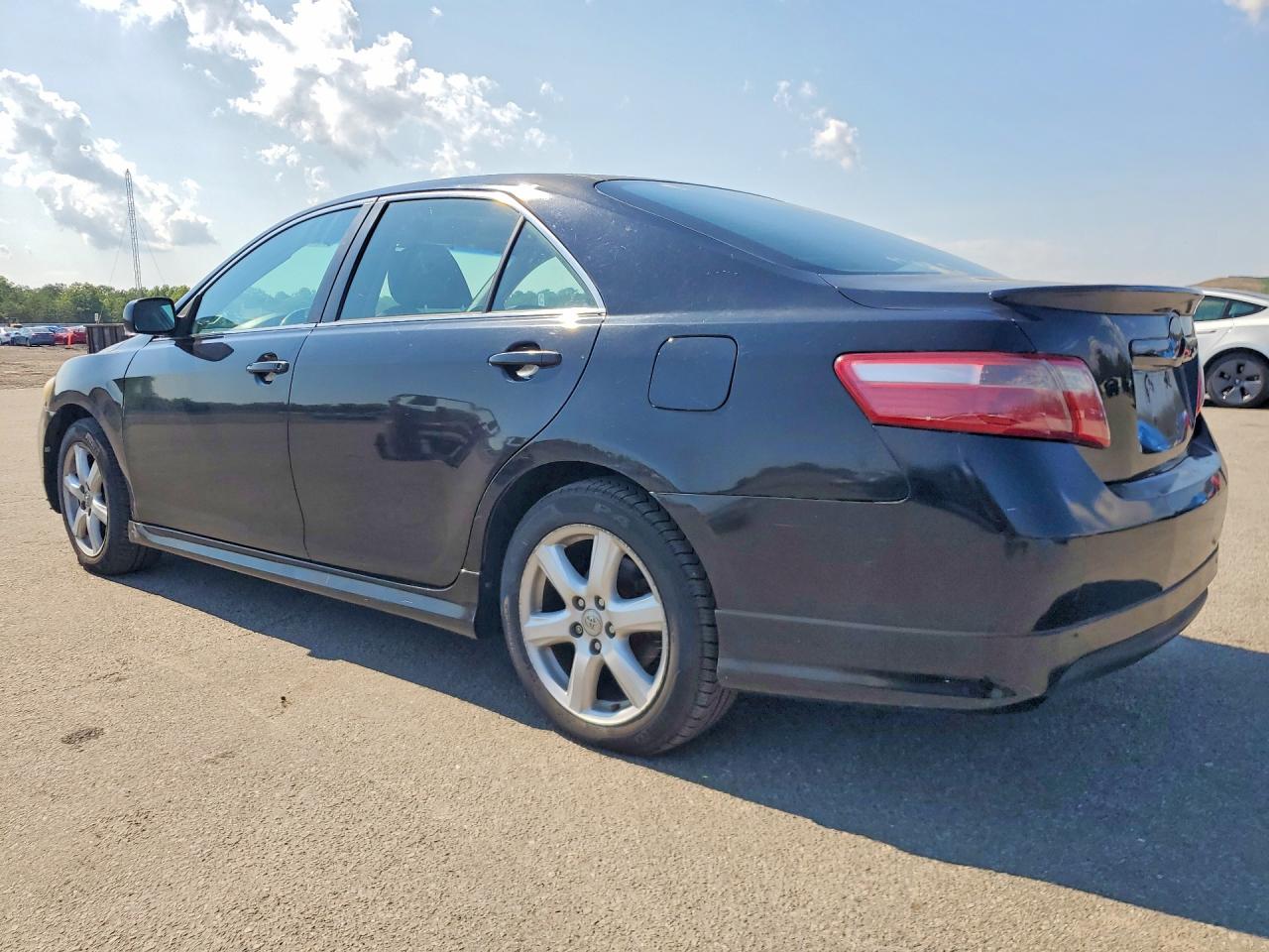 2007 Toyota Camry Se Black vin: 4T1BE46K77U651554