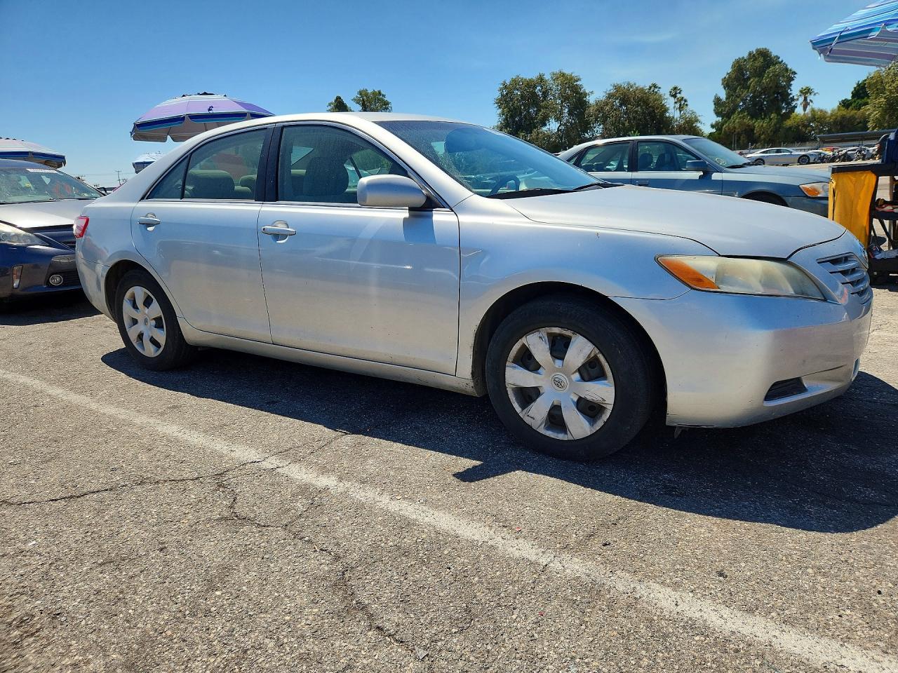 2007 Toyota Camry Ce Silver vin: 4T1BE46K77U656138