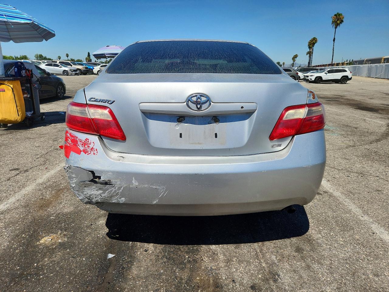 2007 Toyota Camry Ce Silver vin: 4T1BE46K77U656138