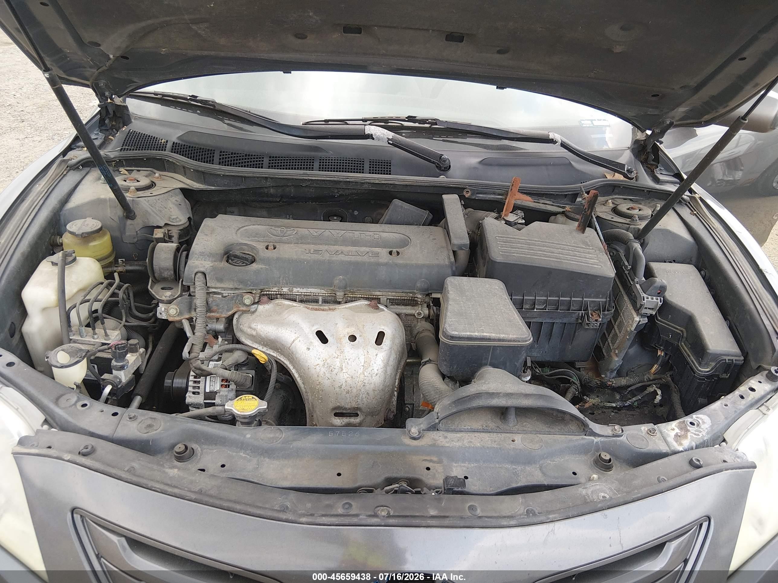 2007 Toyota Camry Le Gray vin: 4T1BE46K77U656270