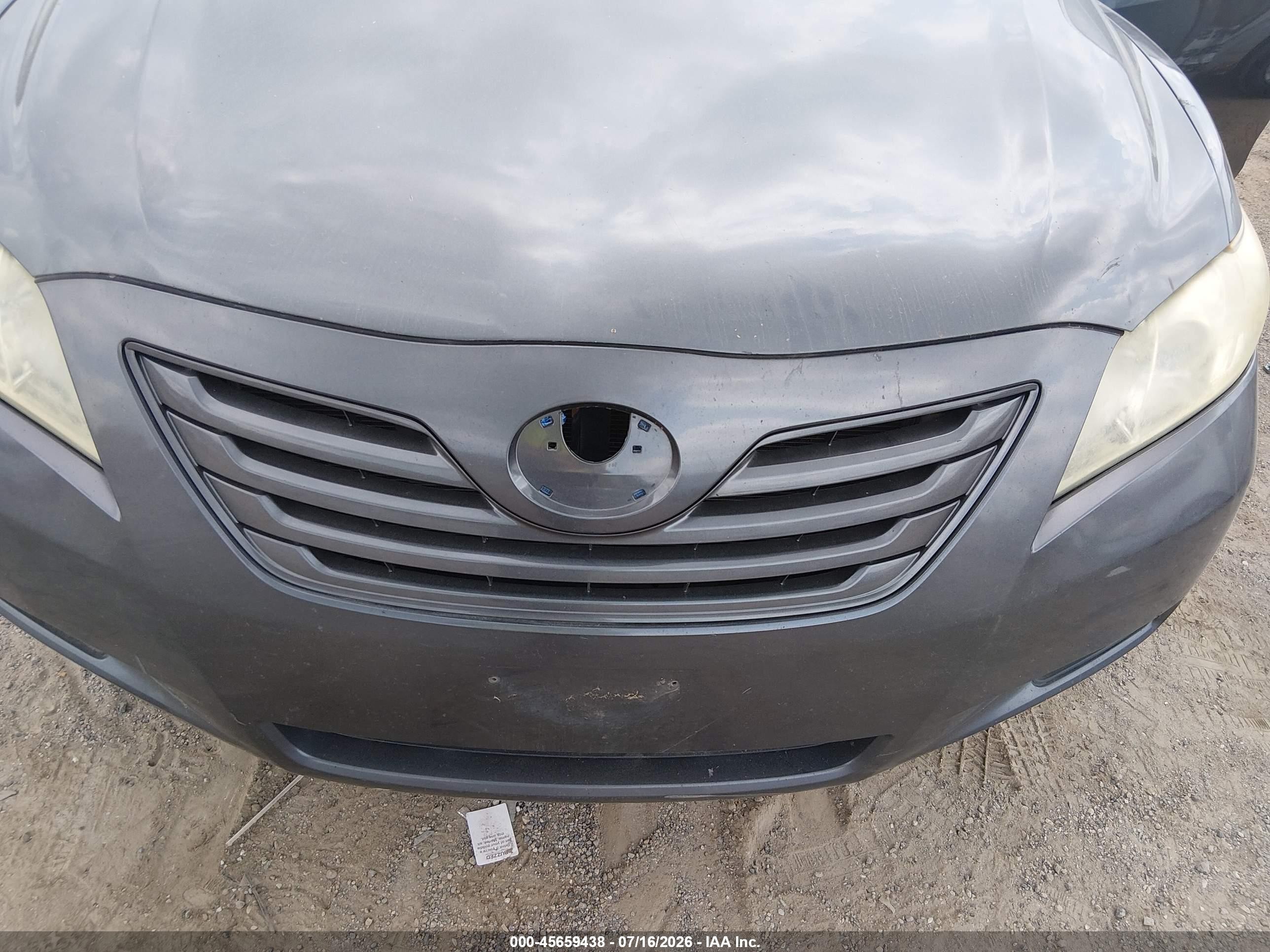 2007 Toyota Camry Le Gray vin: 4T1BE46K77U656270