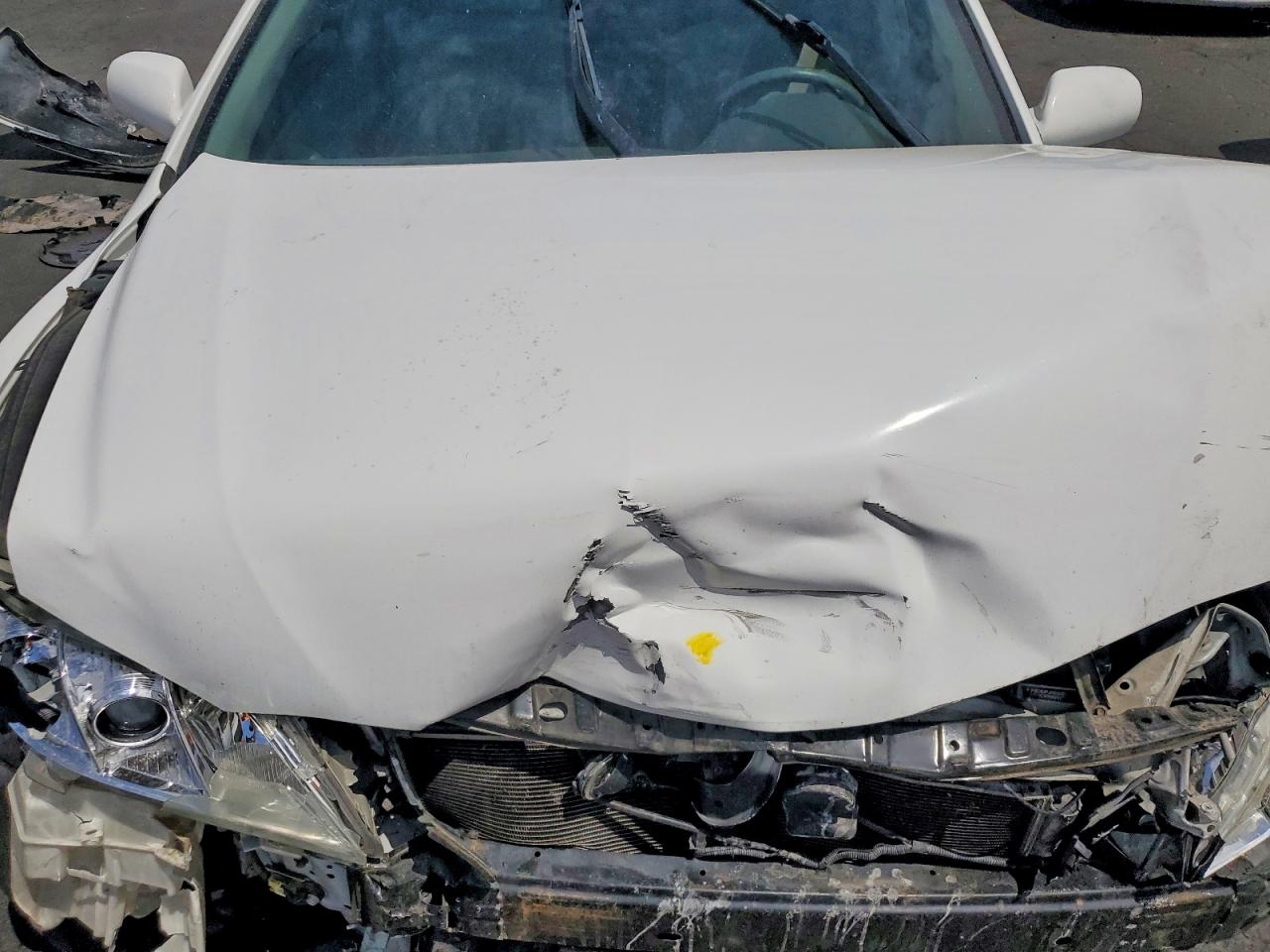 2007 Toyota Camry Le White vin: 4T1BE46K77U660643