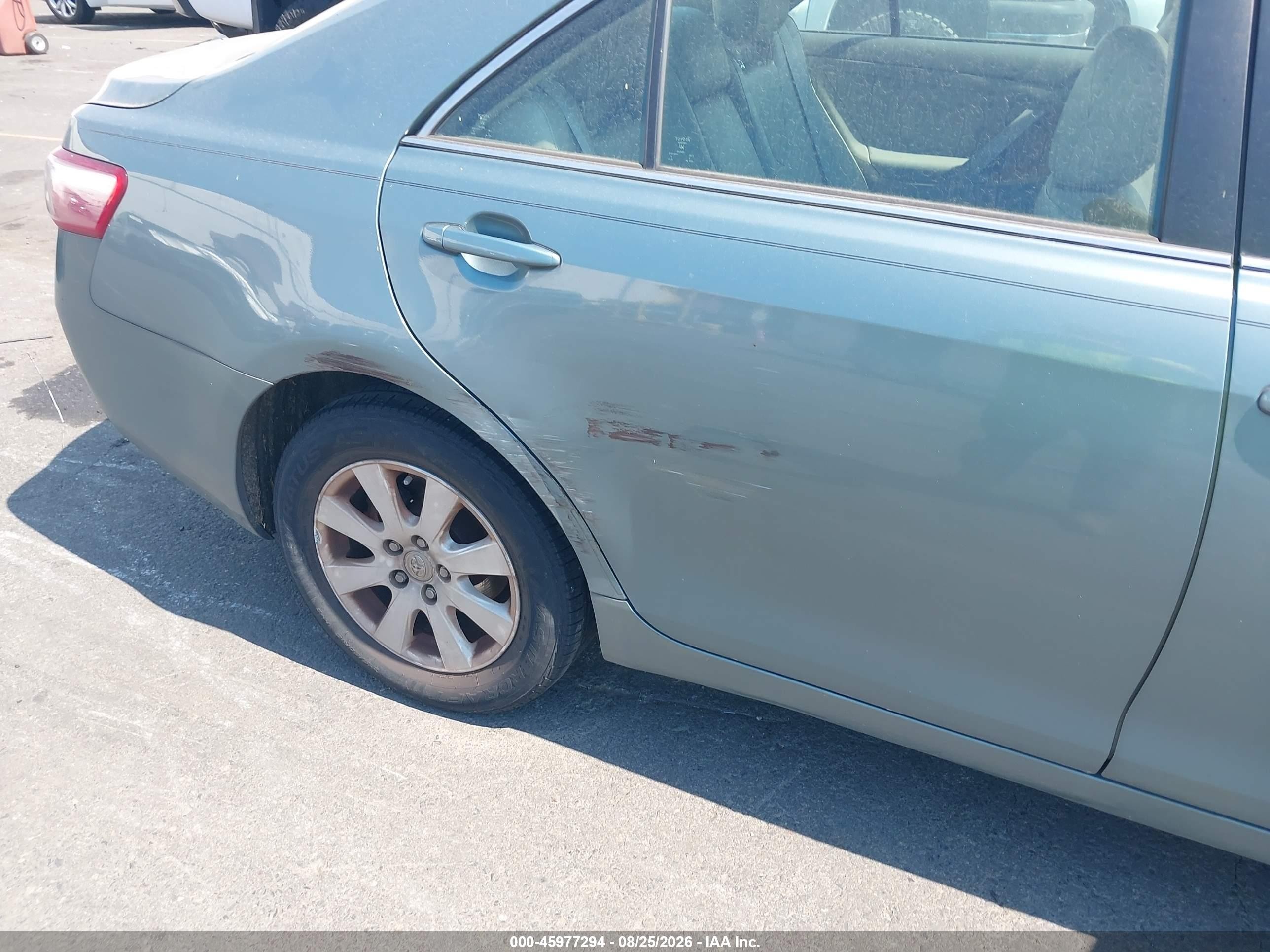 2007 Toyota Camry Xle Зеленый vin: 4T1BE46K77U664191