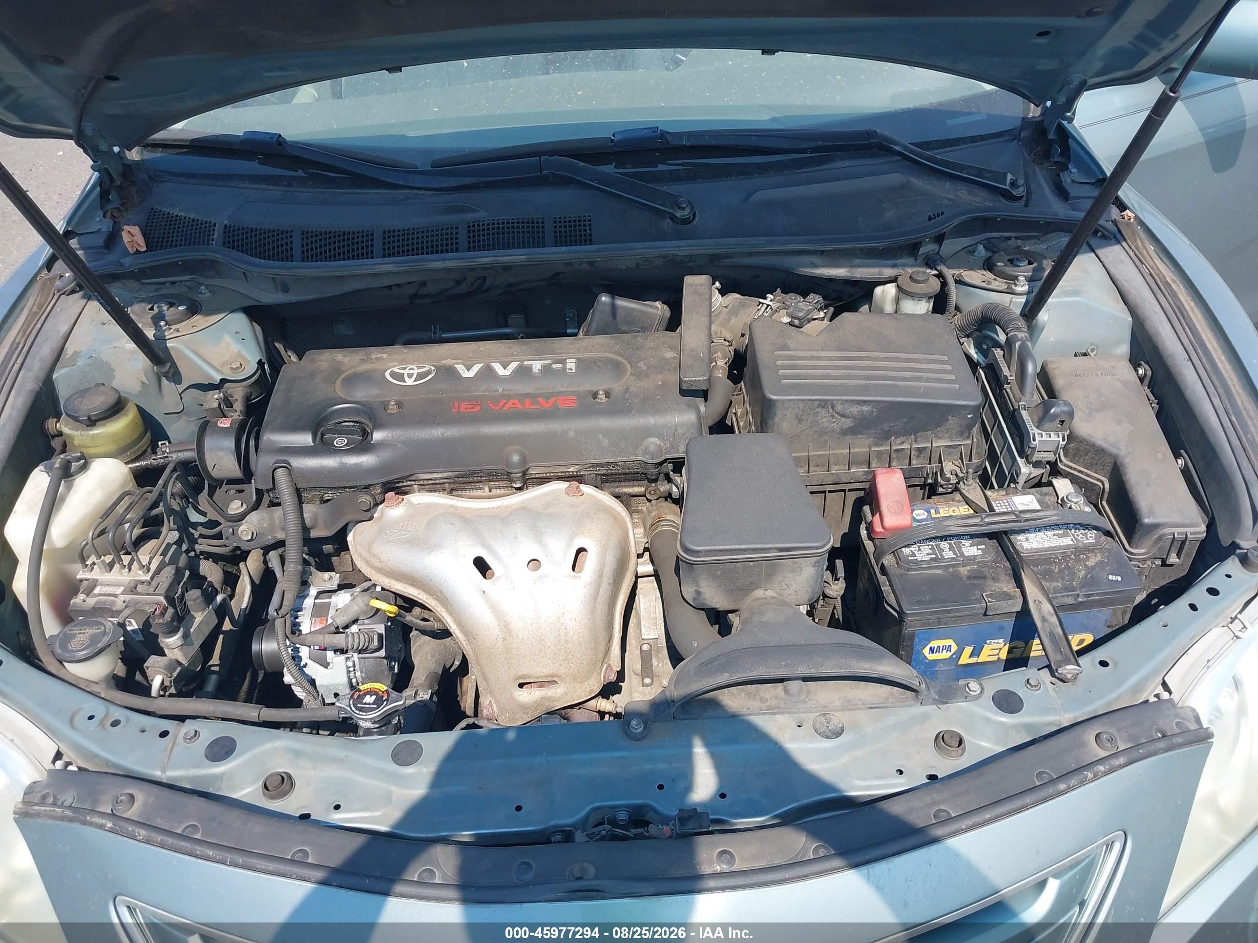 2007 Toyota Camry Xle Зеленый vin: 4T1BE46K77U664191