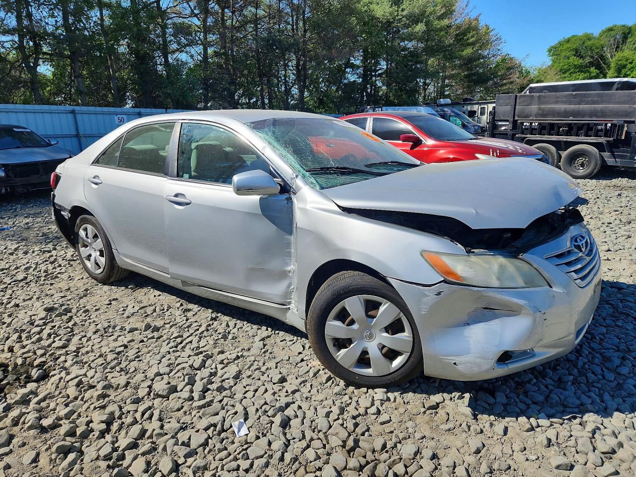 2007 Toyota Camry Le Silver vin: 4T1BE46K77U673134