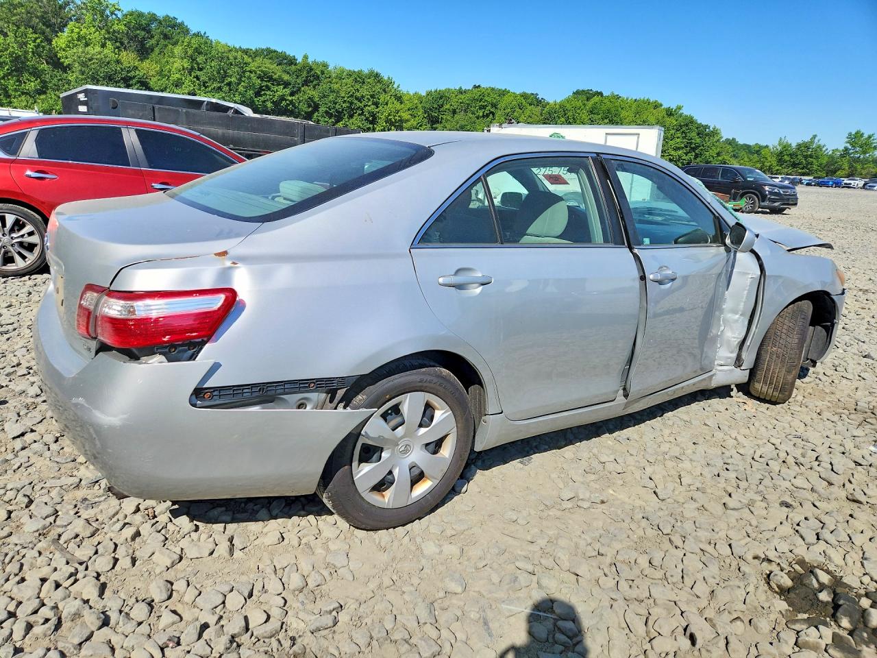 2007 Toyota Camry Le Silver vin: 4T1BE46K77U673134
