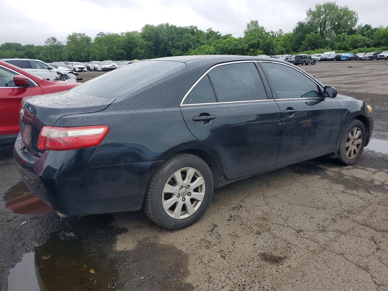 2007 Toyota Camry Xle Black vin: 4T1BE46K77U681749