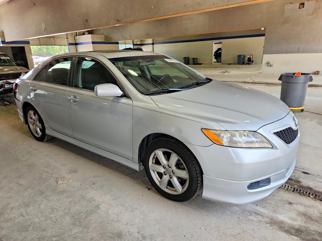 2007 Toyota Camry Se Silver vin: 4T1BE46K77U684246