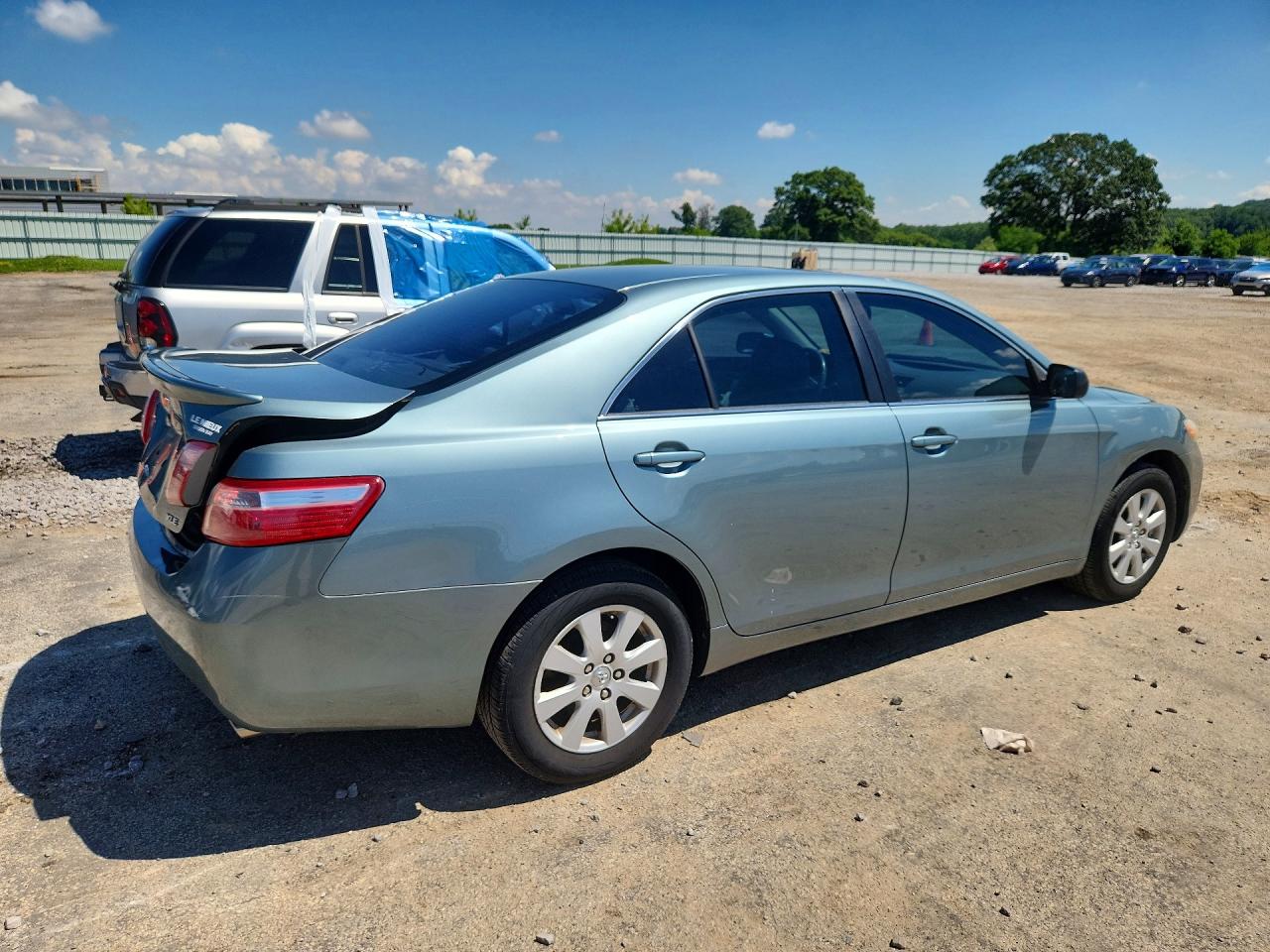 2007 Toyota Camry Xle Turquoise vin: 4T1BE46K77U695456