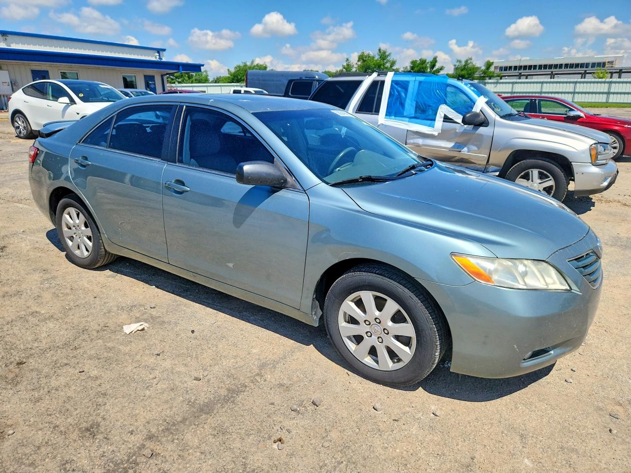 2007 Toyota Camry Xle Turquoise vin: 4T1BE46K77U695456