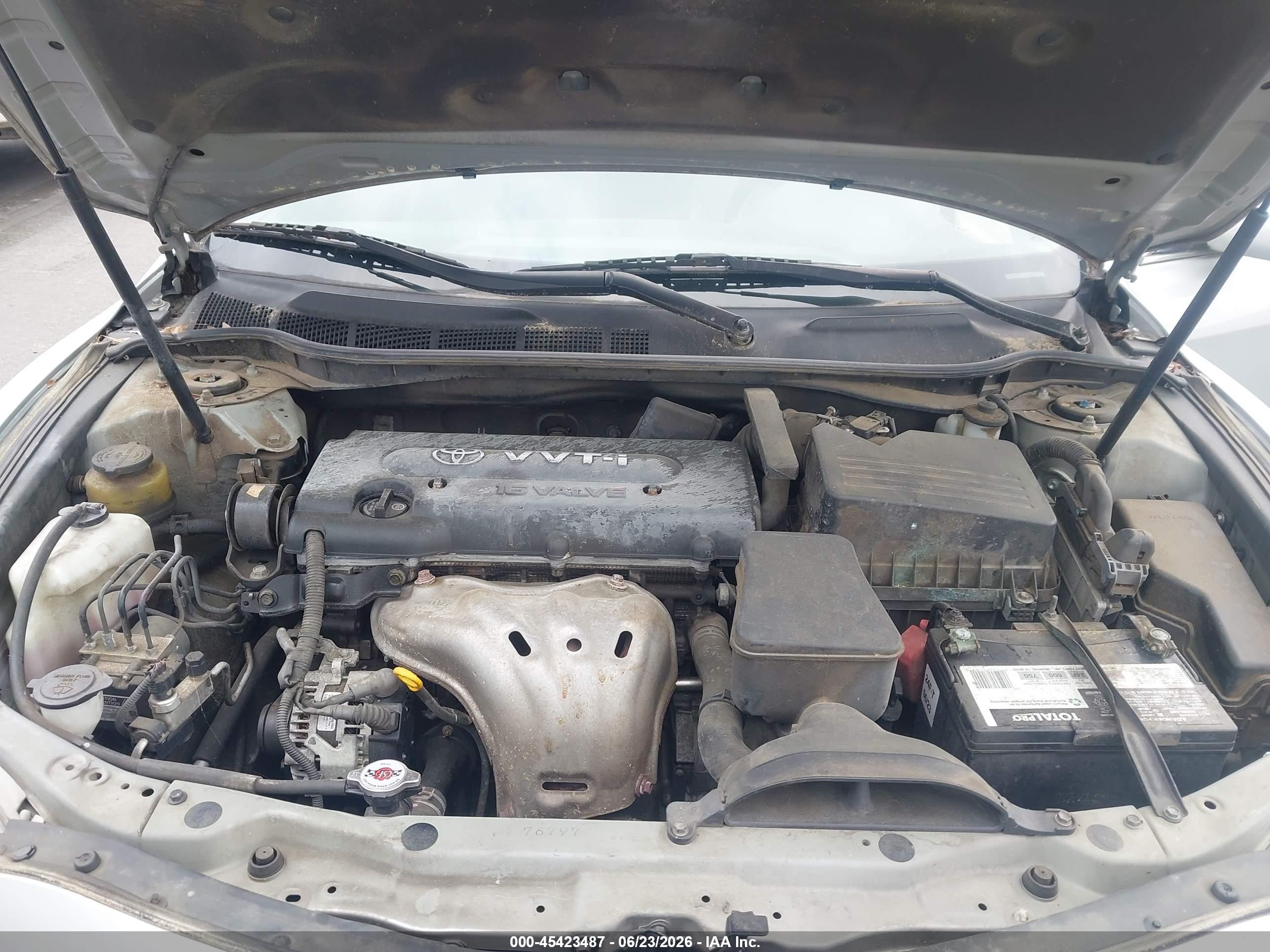 2007 Toyota Camry Le Silver vin: 4T1BE46K77U695523
