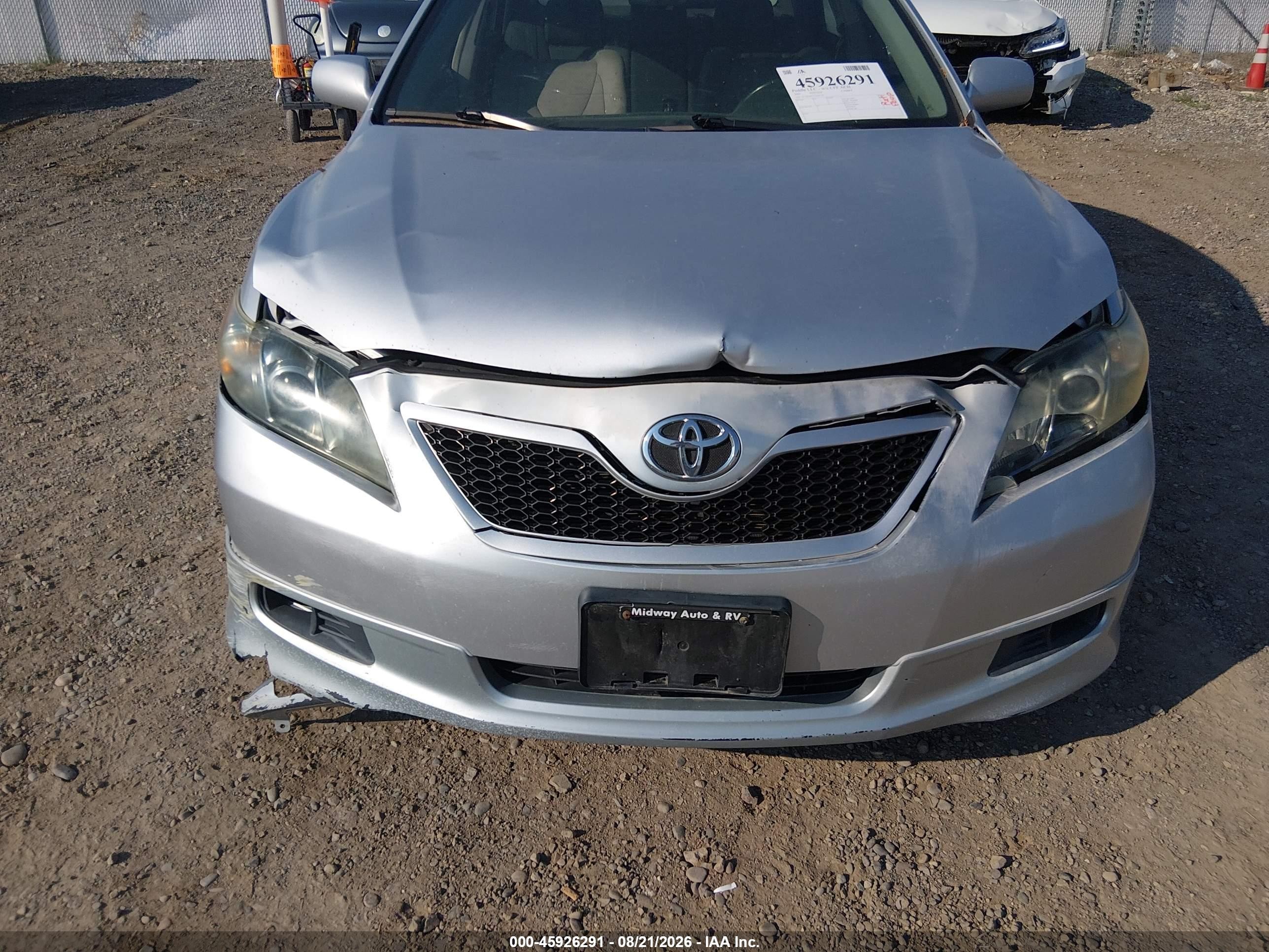 2007 Toyota Camry Se White vin: 4T1BE46K77U705130