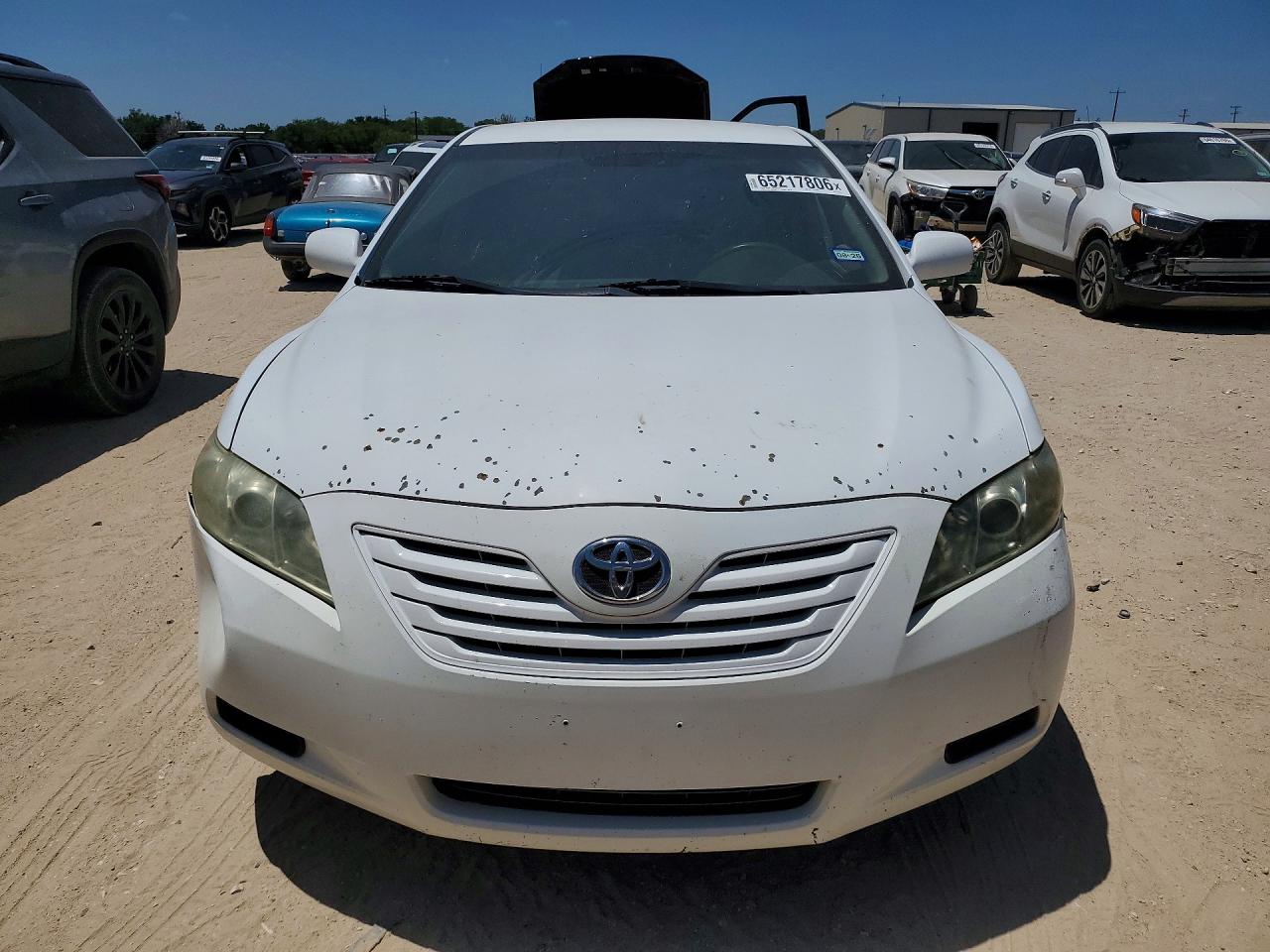 2007 Toyota Camry Le White vin: 4T1BE46K77U712241