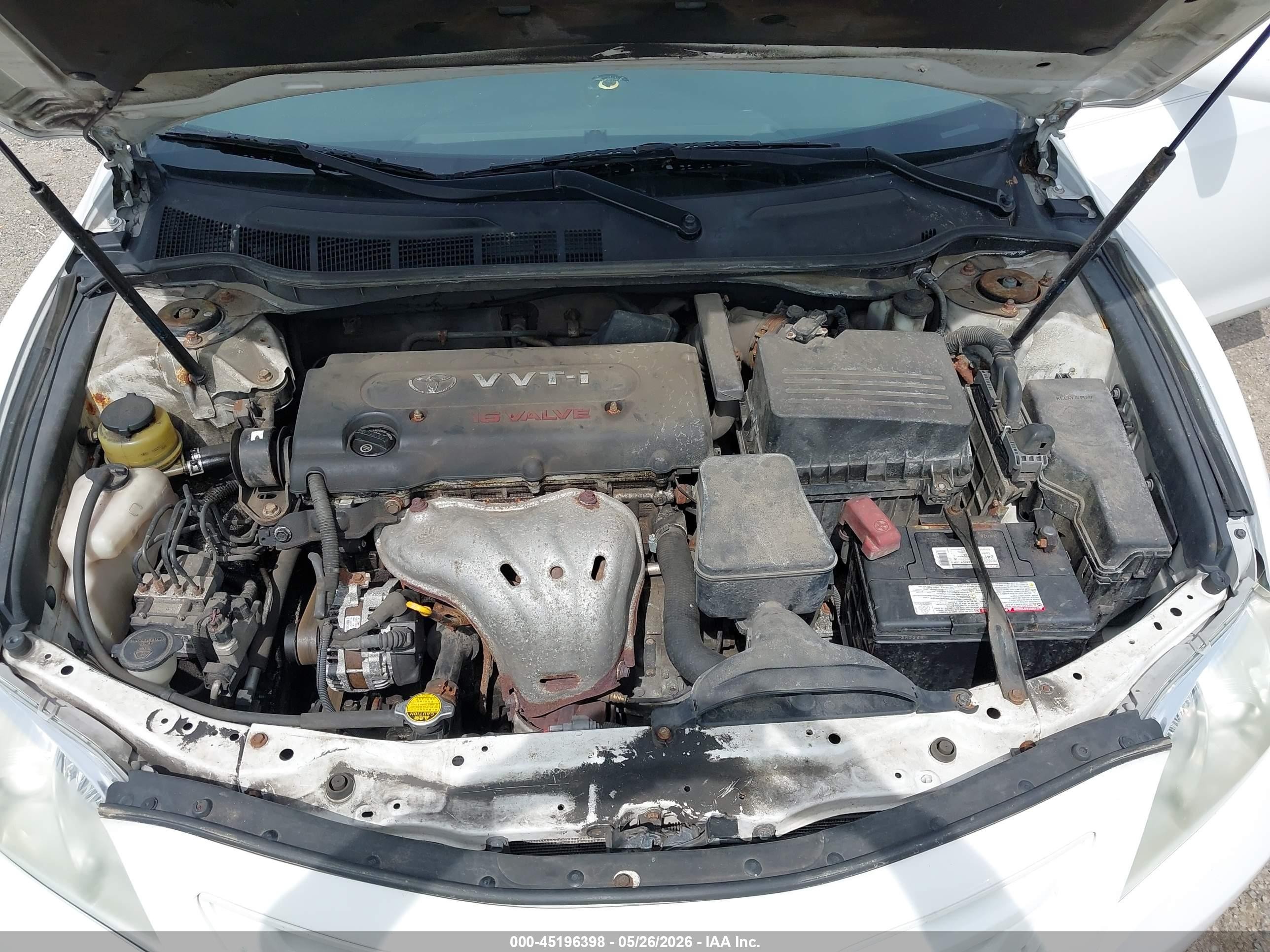 2007 Toyota Camry Le White vin: 4T1BE46K77U716693