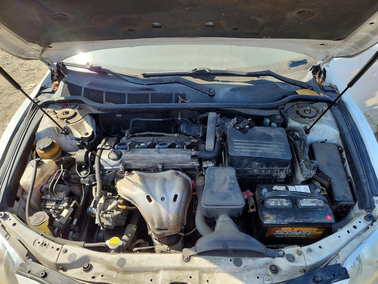 2007 Toyota Camry Le White vin: 4T1BE46K77U719478