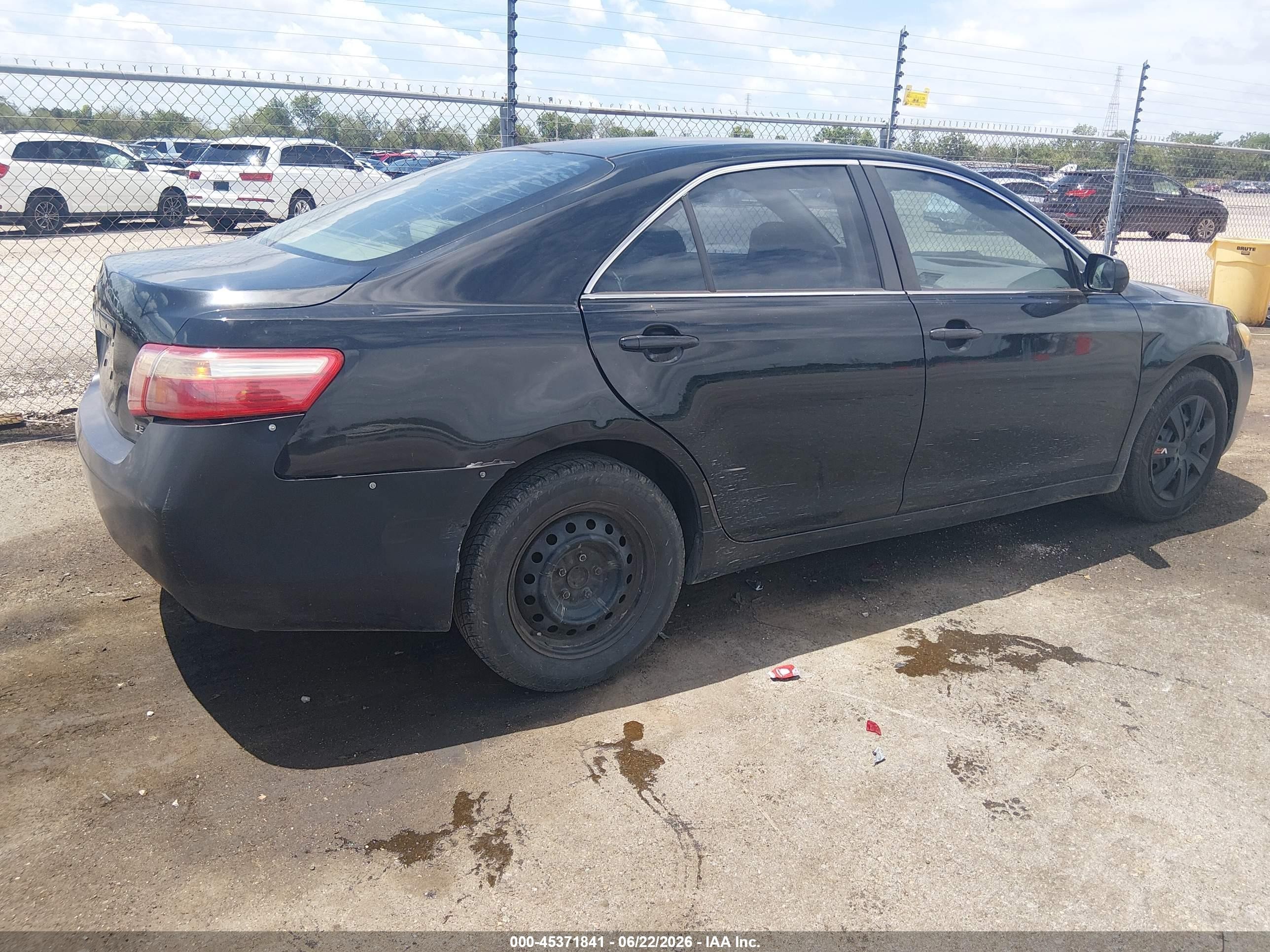 2007 Toyota Camry Le Dark Blue vin: 4T1BE46K77U728066