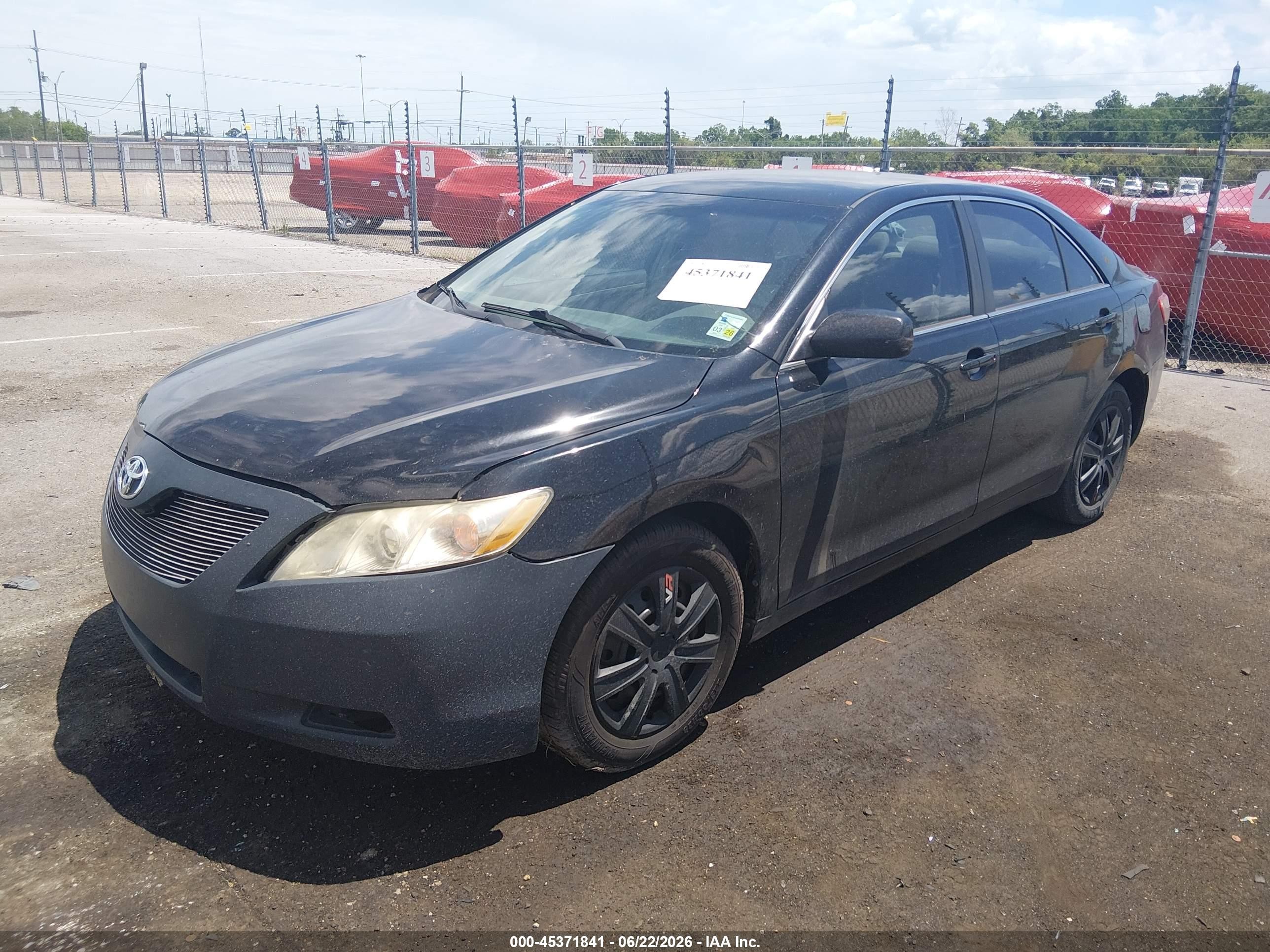 2007 Toyota Camry Le Dark Blue vin: 4T1BE46K77U728066