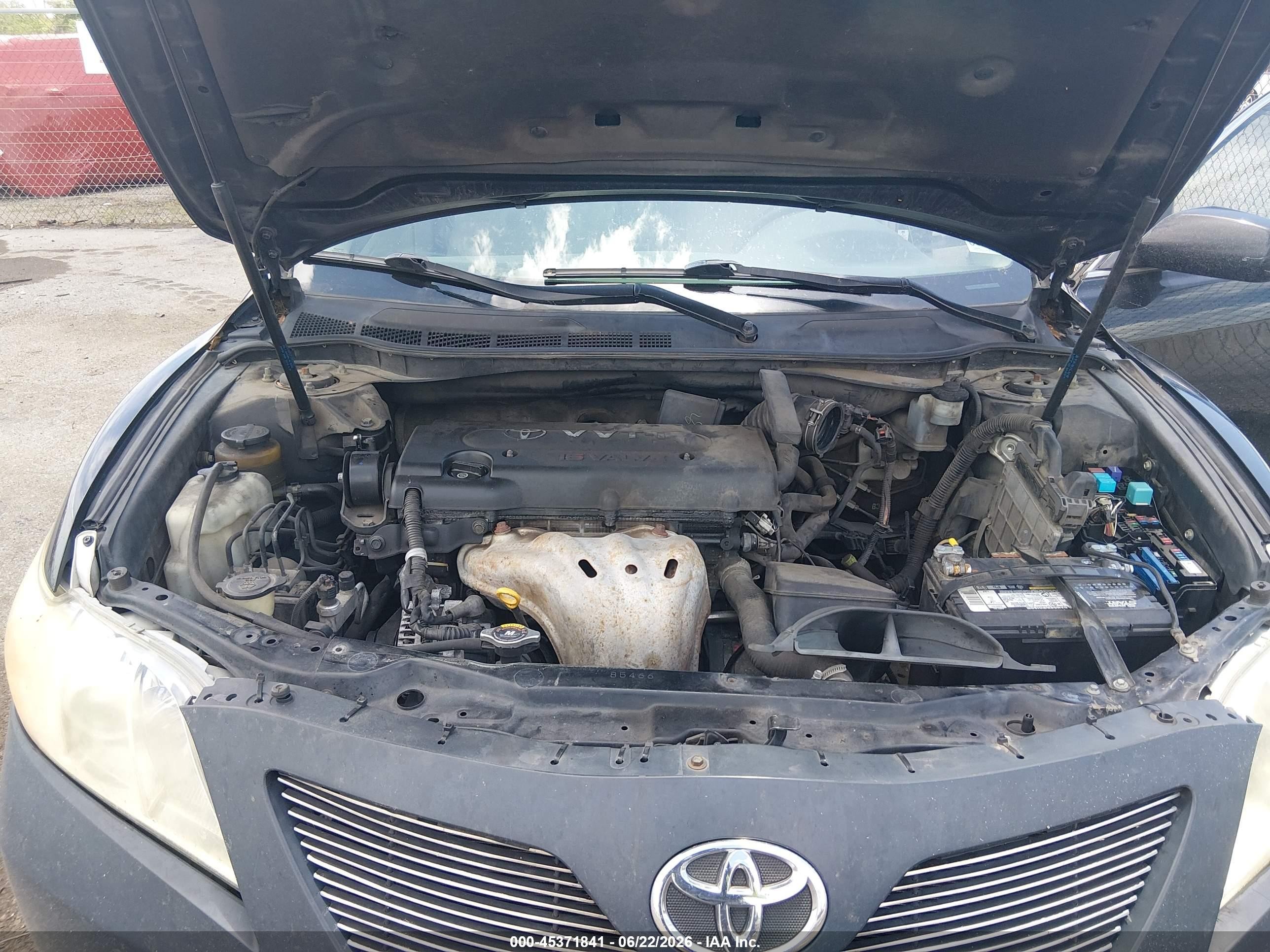 2007 Toyota Camry Le Dark Blue vin: 4T1BE46K77U728066