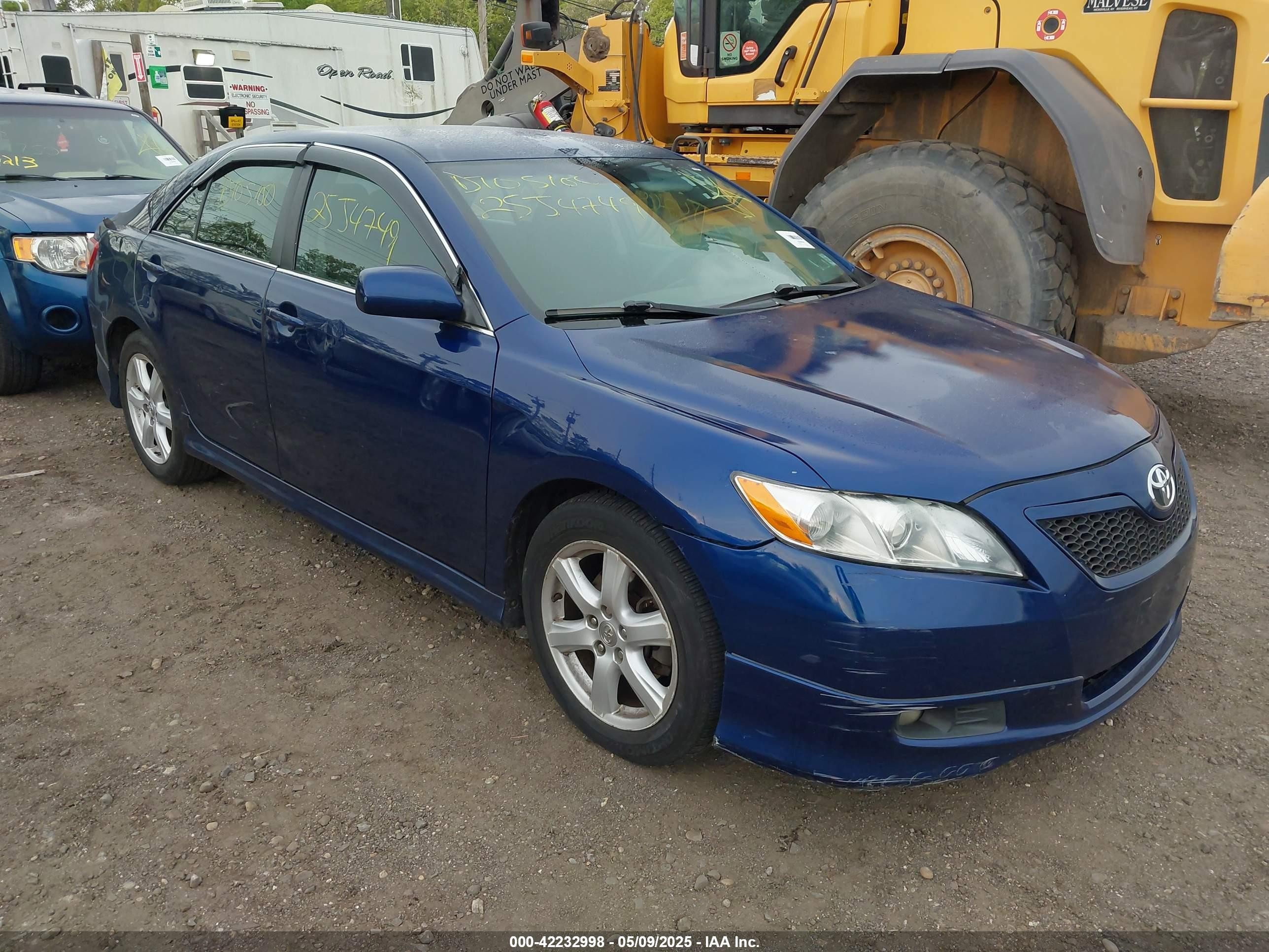 2008 Toyota Camry Se Blue vin: 4T1BE46K78U205681