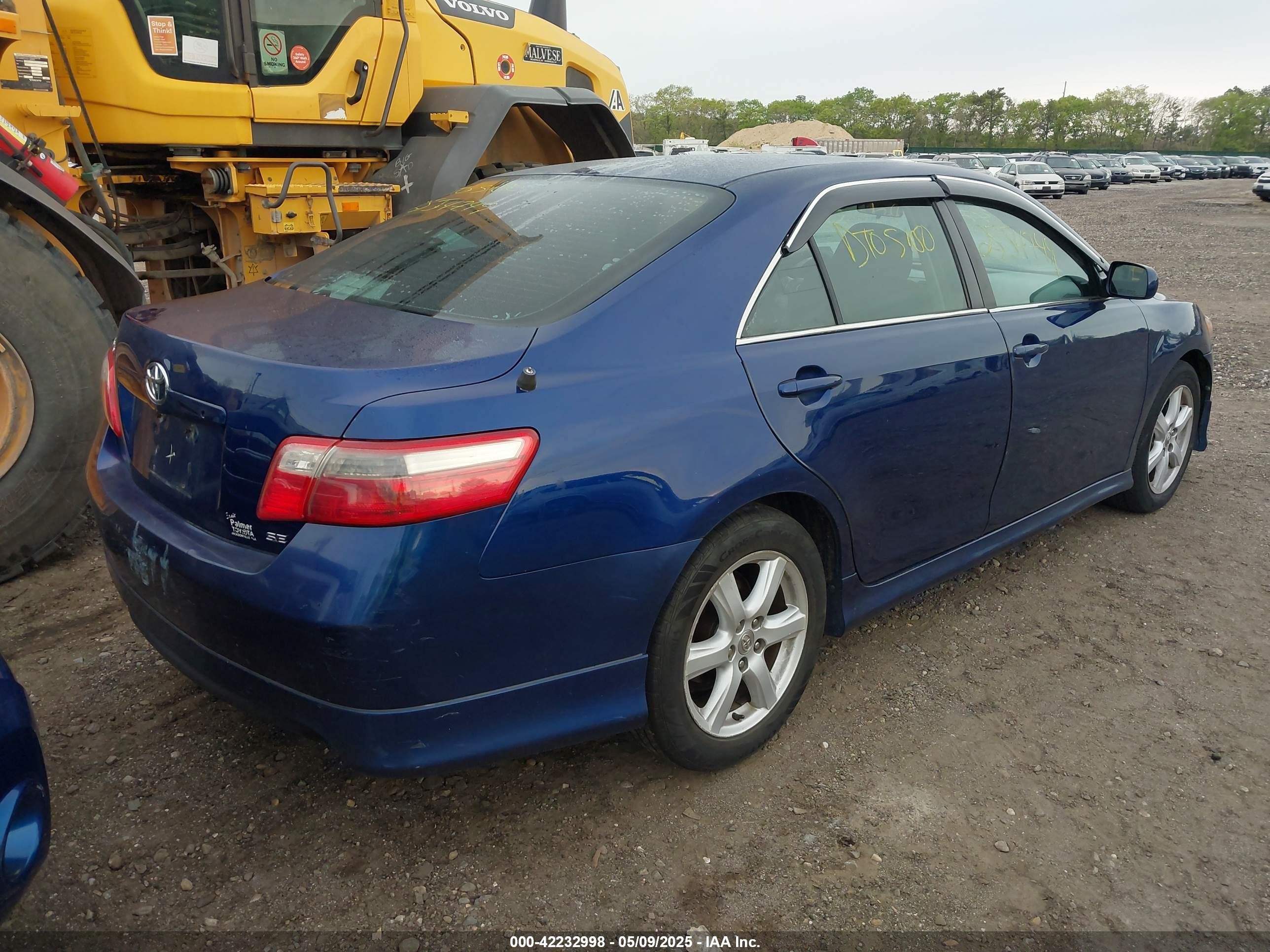 2008 Toyota Camry Se Blue vin: 4T1BE46K78U205681