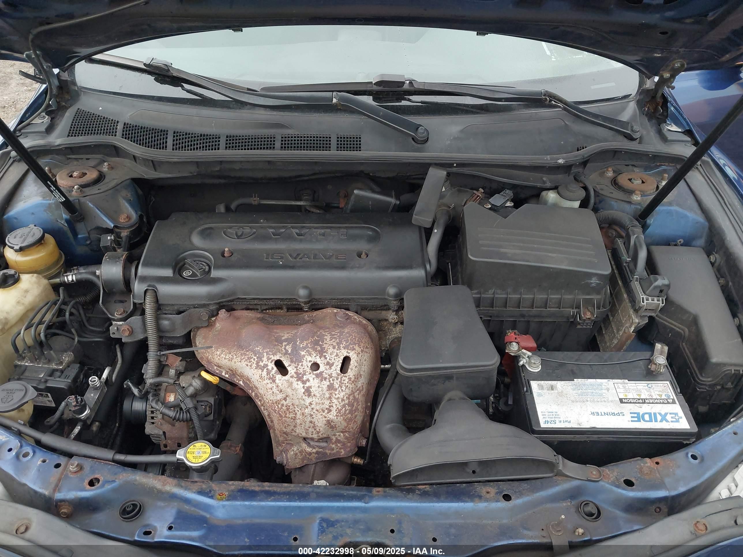2008 Toyota Camry Se Blue vin: 4T1BE46K78U205681