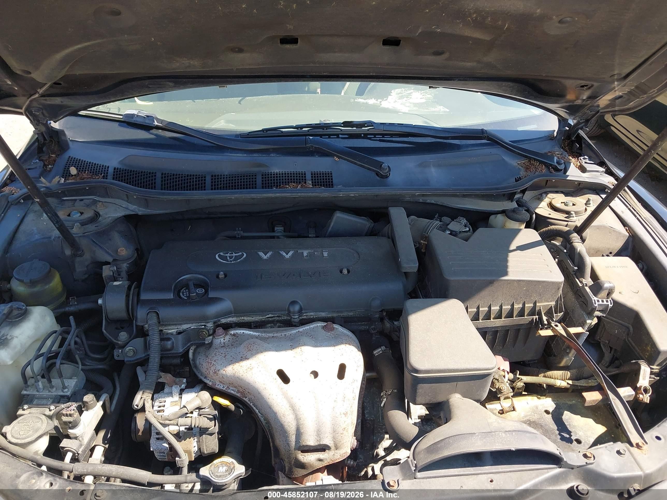 2008 Toyota Camry Le Black vin: 4T1BE46K78U223081