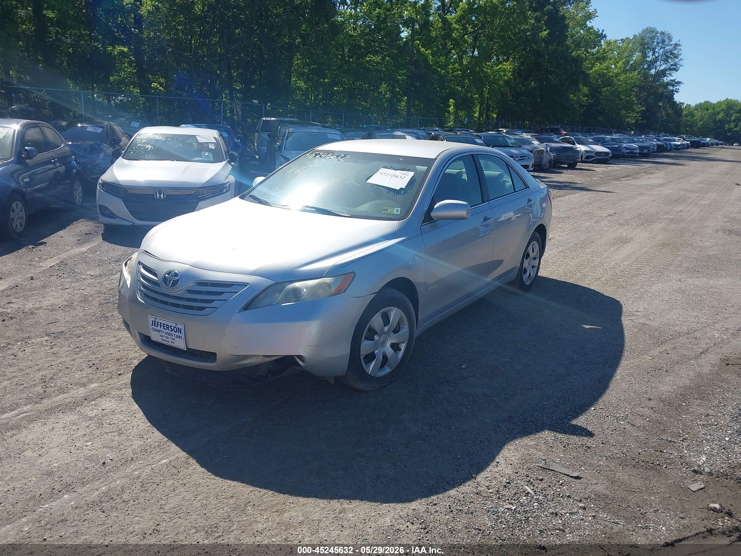 2008 Toyota Camry Le Silver vin: 4T1BE46K78U238390