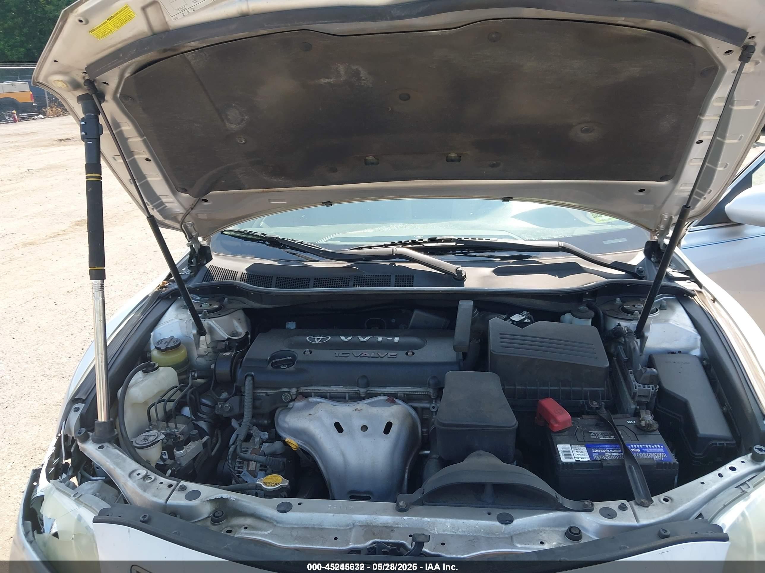 2008 Toyota Camry Le Silver vin: 4T1BE46K78U238390