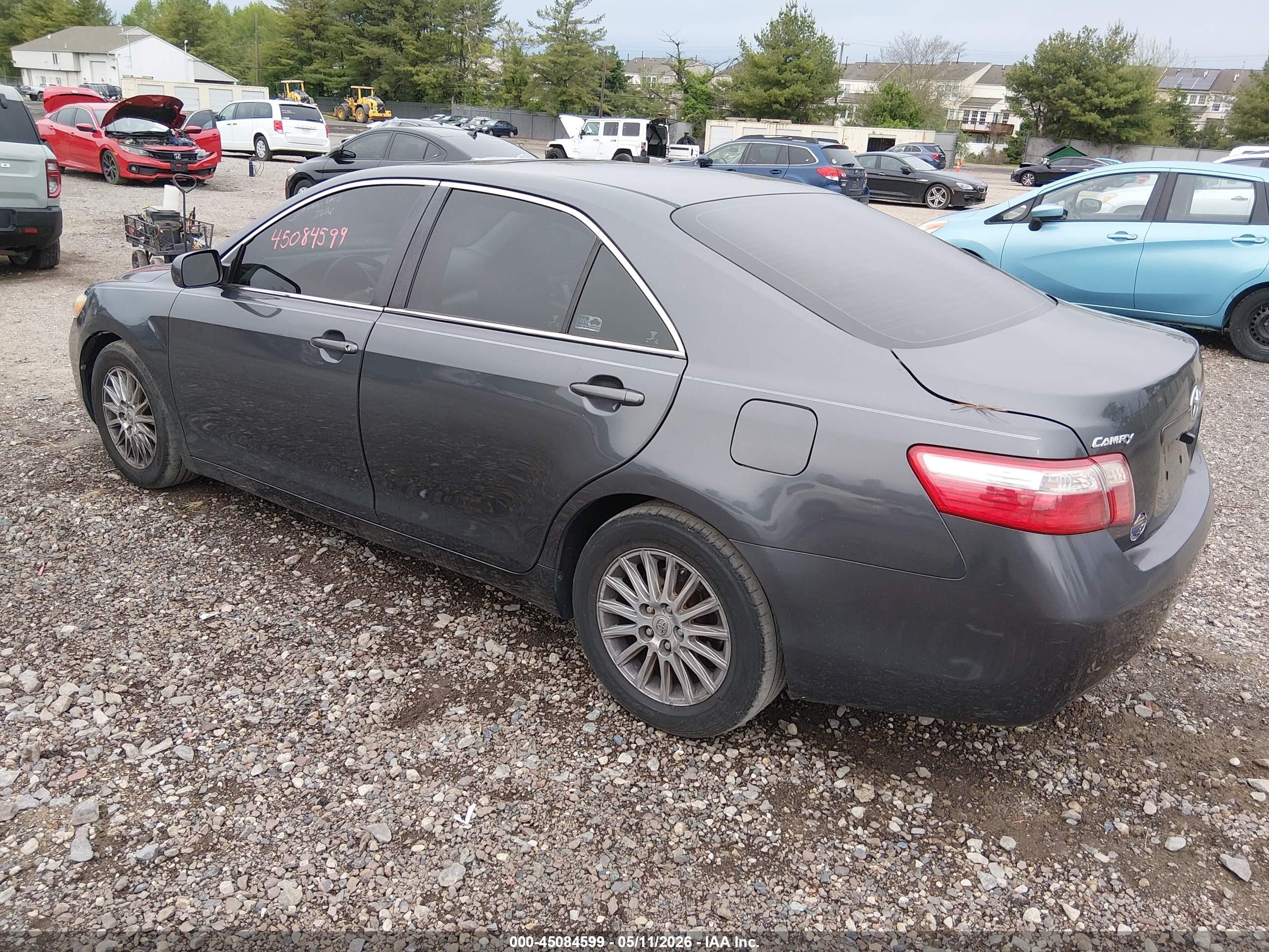 2008 Toyota Camry Xle Gray vin: 4T1BE46K78U249664