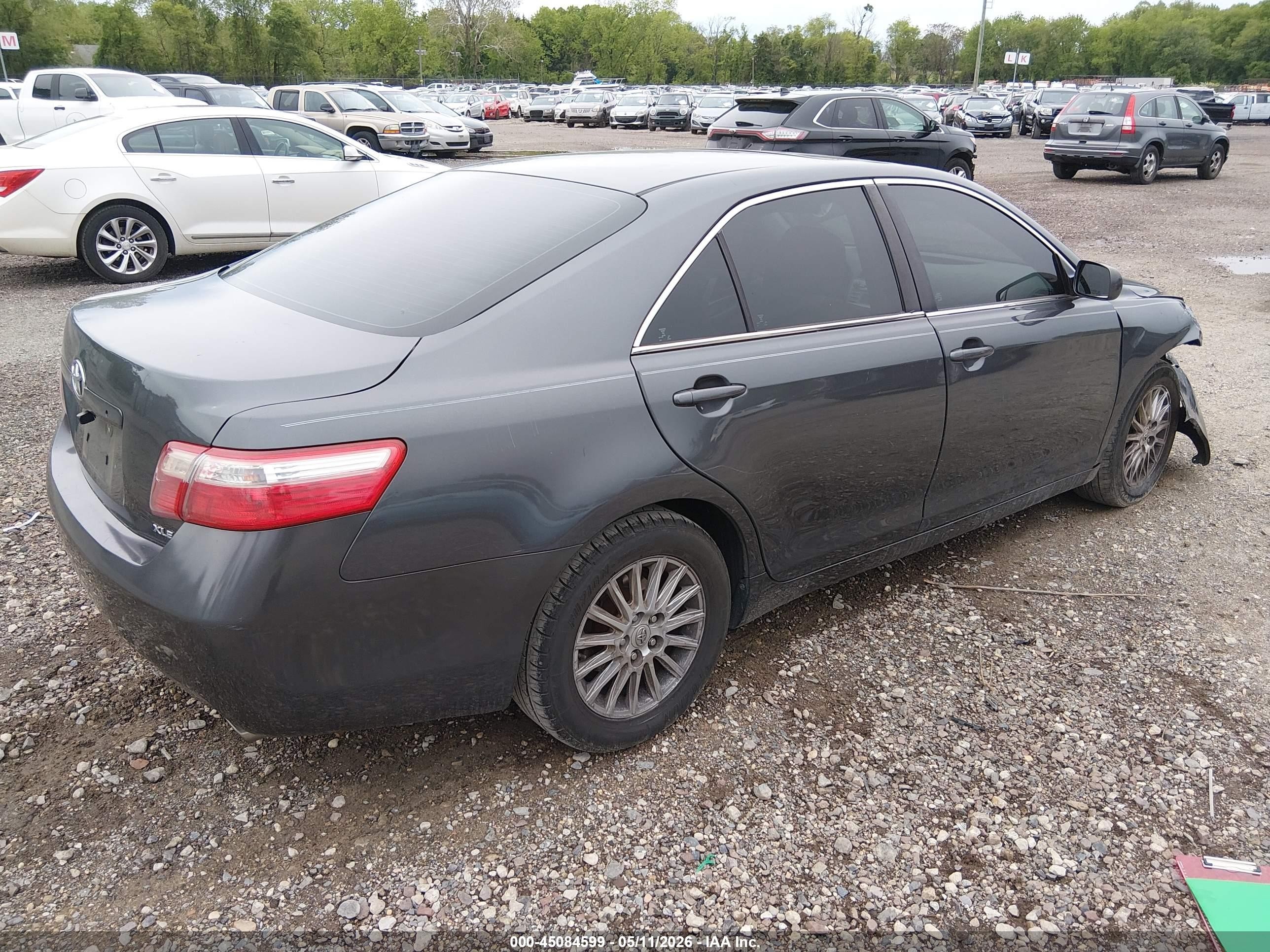 2008 Toyota Camry Xle Gray vin: 4T1BE46K78U249664