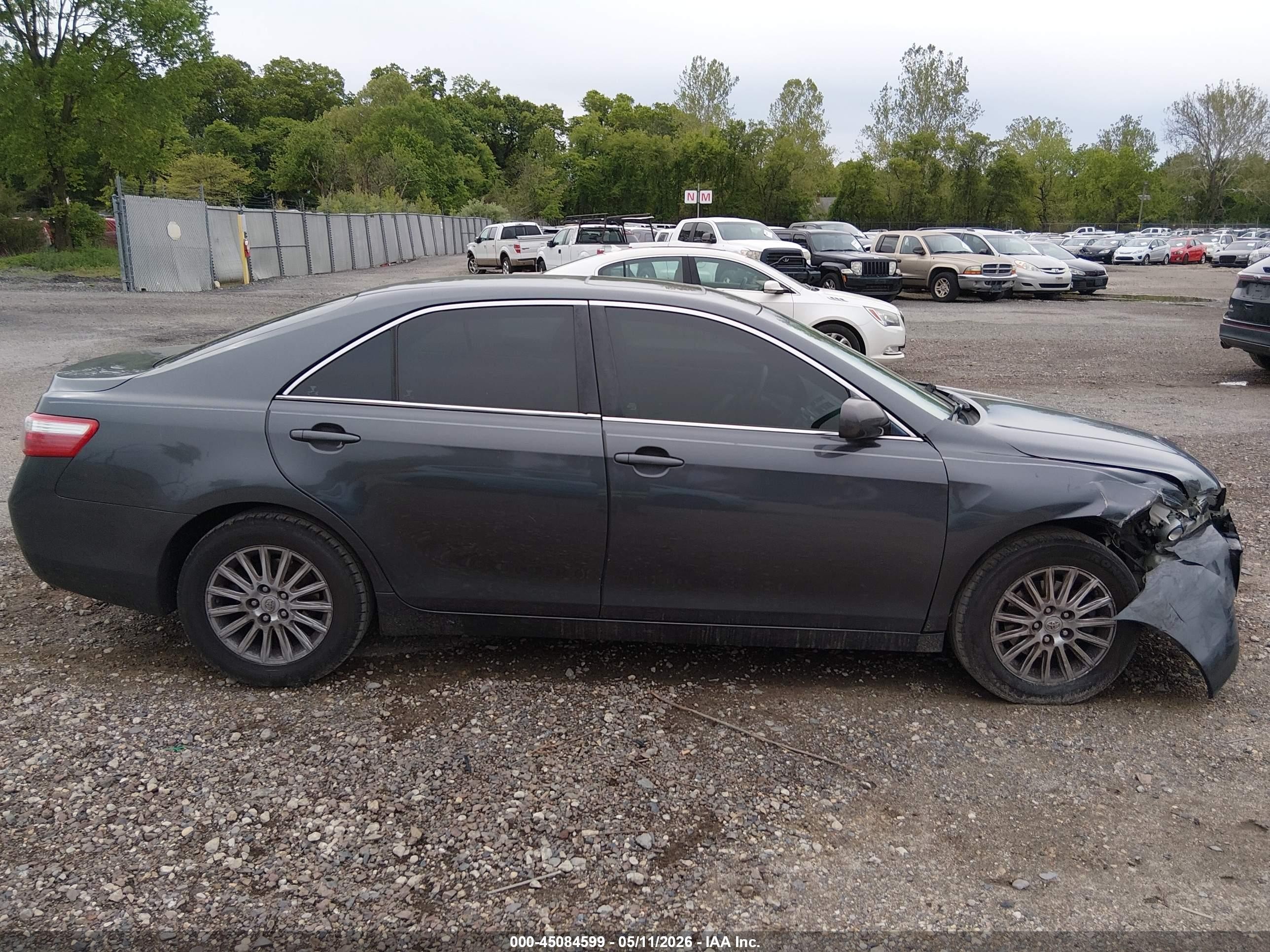 2008 Toyota Camry Xle Gray vin: 4T1BE46K78U249664