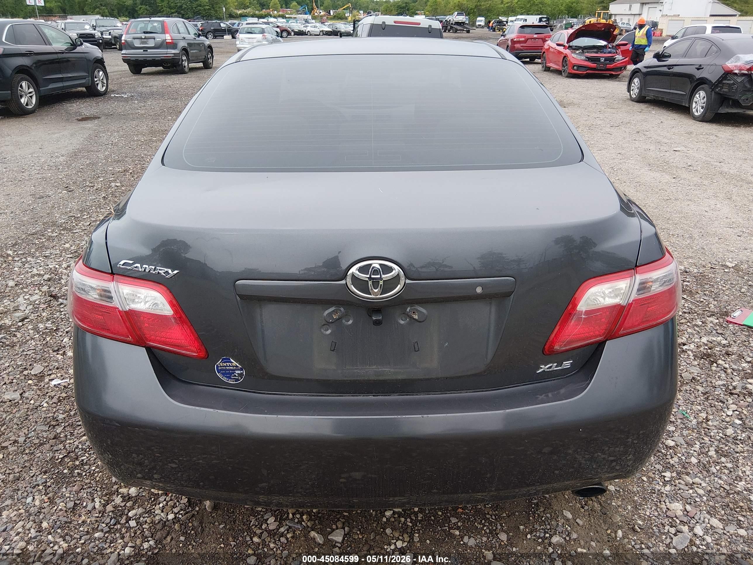 2008 Toyota Camry Xle Gray vin: 4T1BE46K78U249664