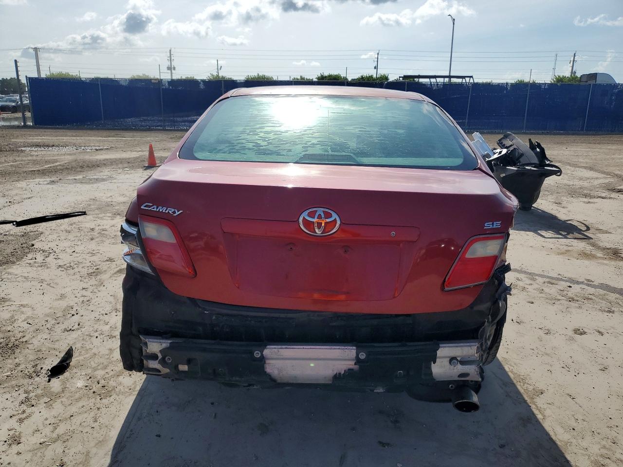 2008 Toyota Camry Se Красный vin: 4T1BE46K78U250832