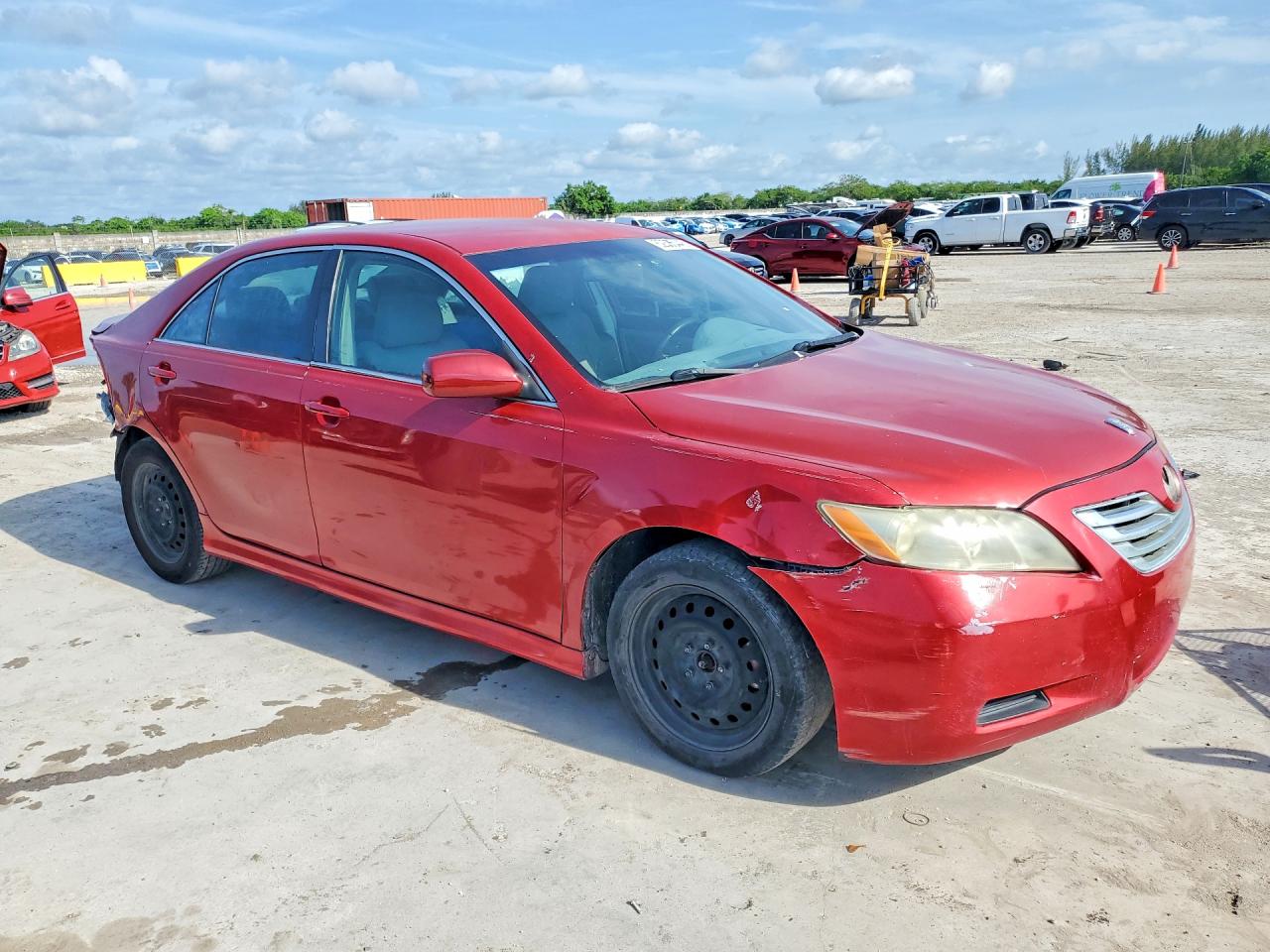 2008 Toyota Camry Se Красный vin: 4T1BE46K78U250832