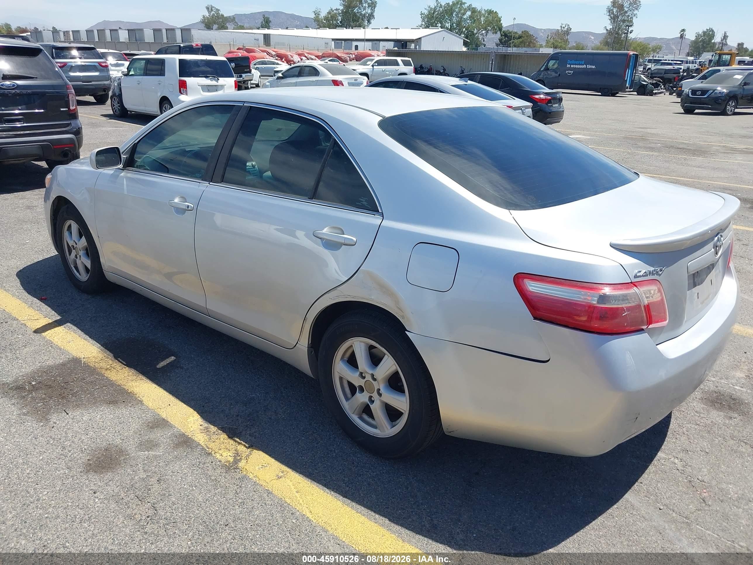 2008 Toyota Camry Le Silver vin: 4T1BE46K78U253553