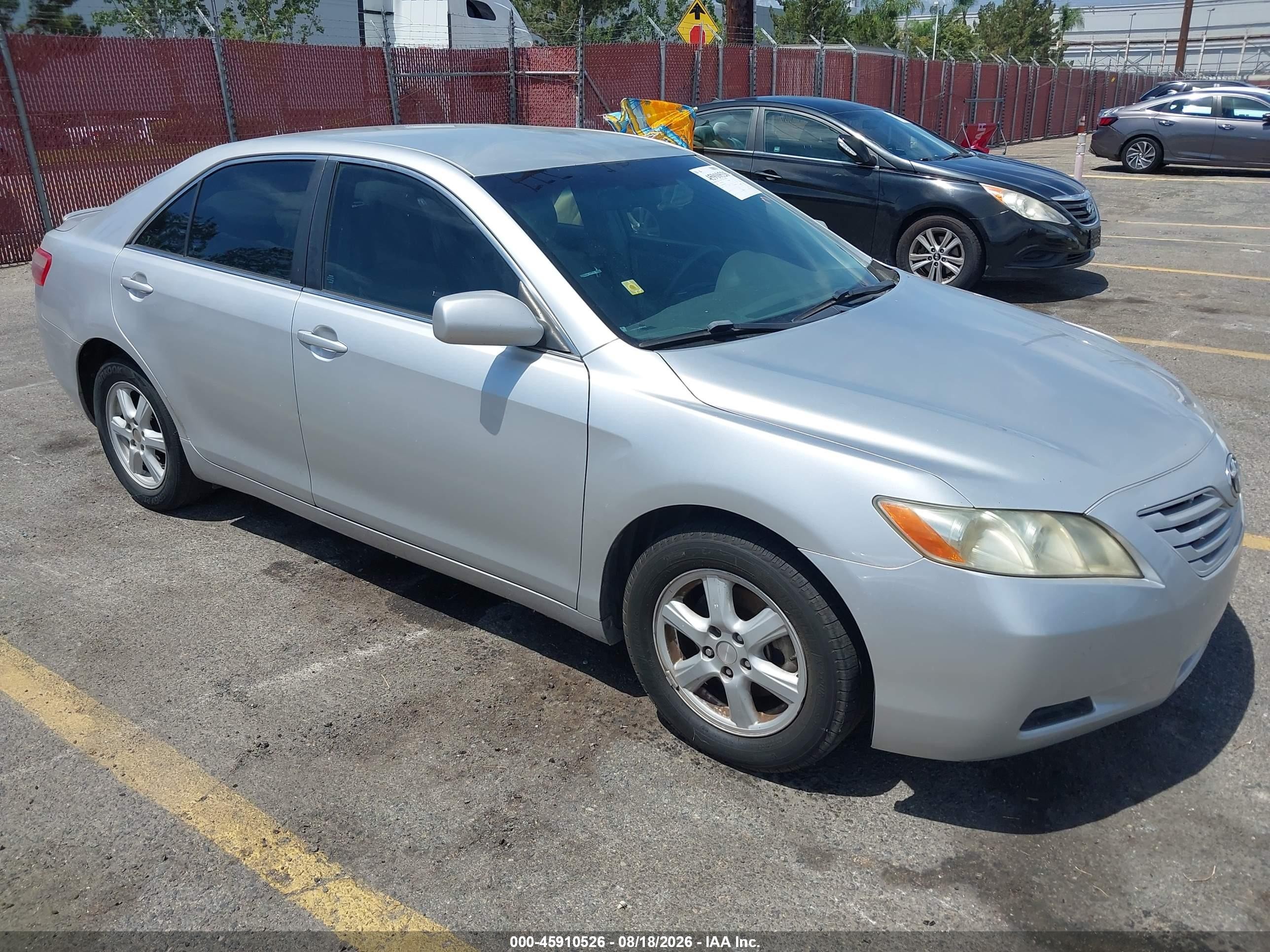2008 Toyota Camry Le Silver vin: 4T1BE46K78U253553