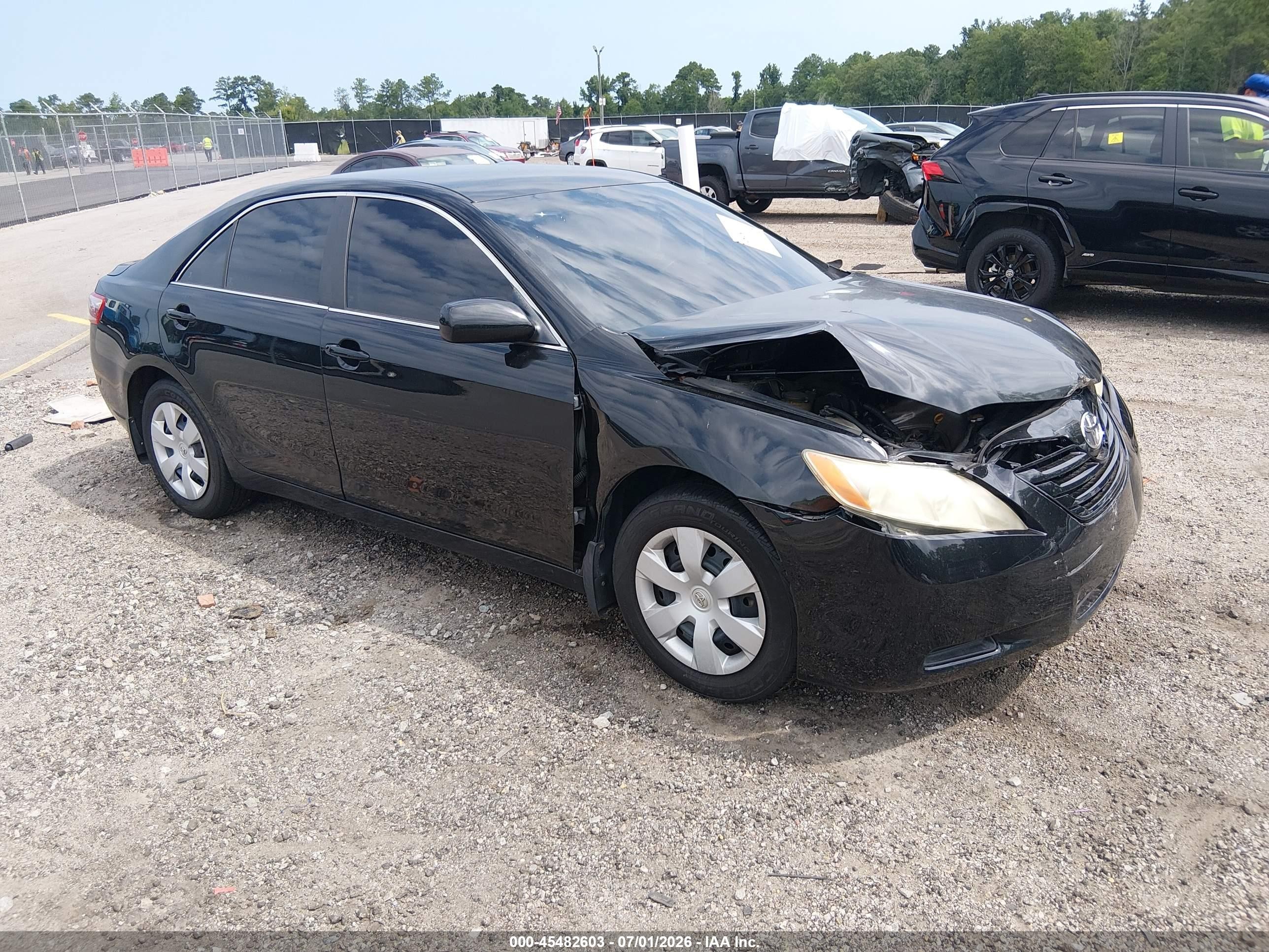 2008 Toyota Camry   Black vin: 4T1BE46K78U738467