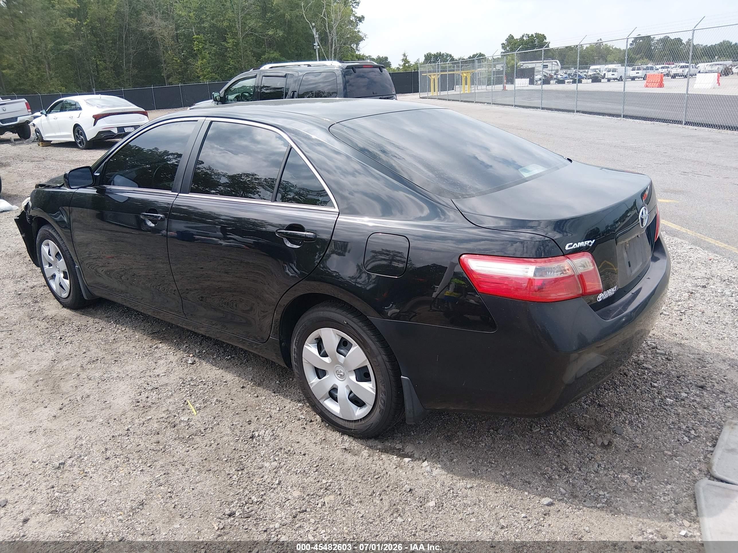 2008 Toyota Camry Черный vin: 4T1BE46K78U738467