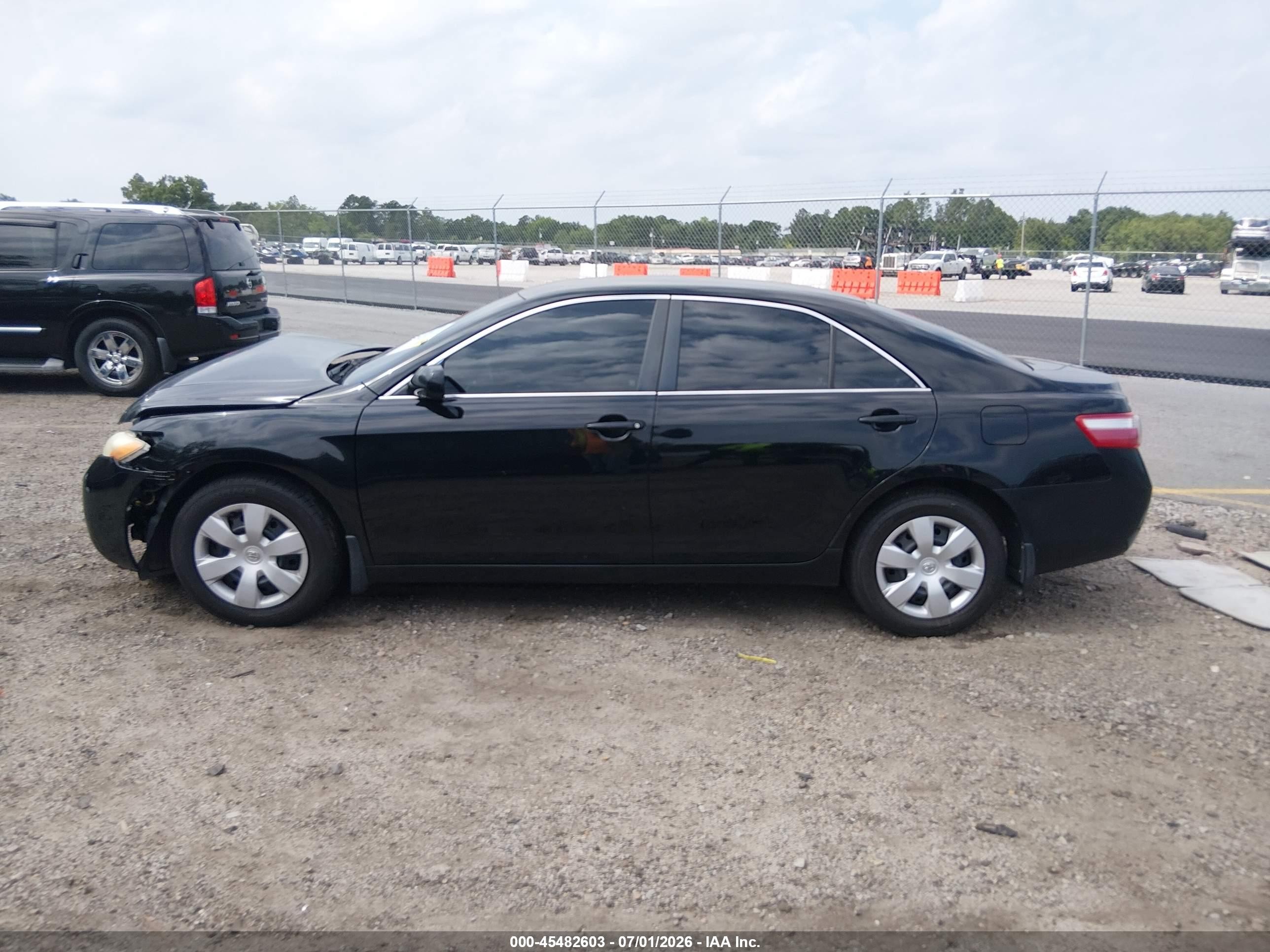 2008 Toyota Camry Черный vin: 4T1BE46K78U738467